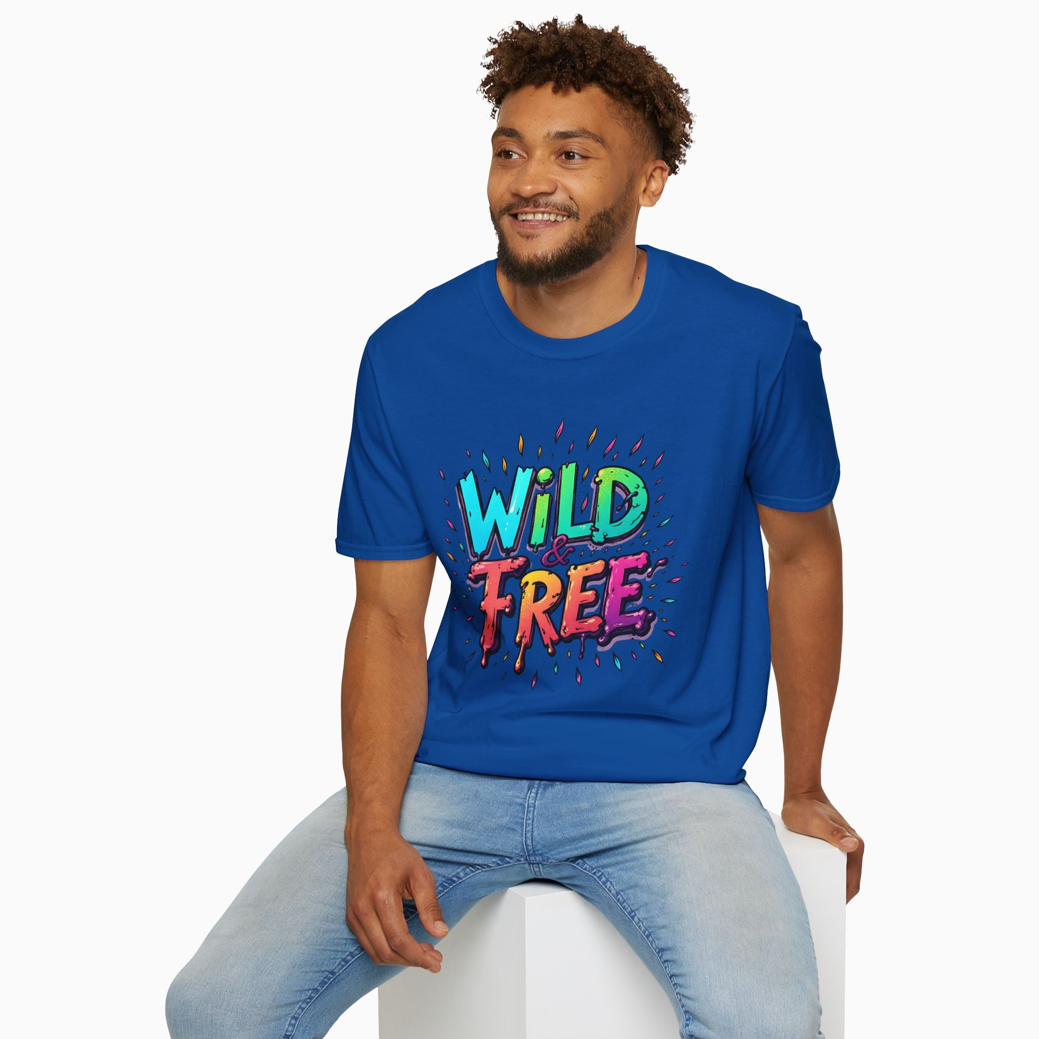 Neon Color Wild Free Unisex T-Shirt