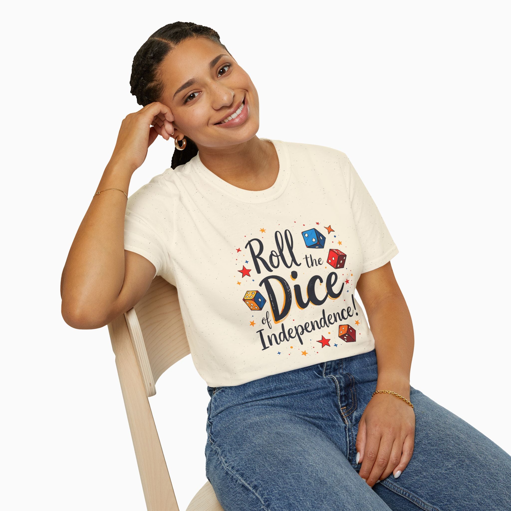 Roll The Dice Of Independence Unisex T-Shirt