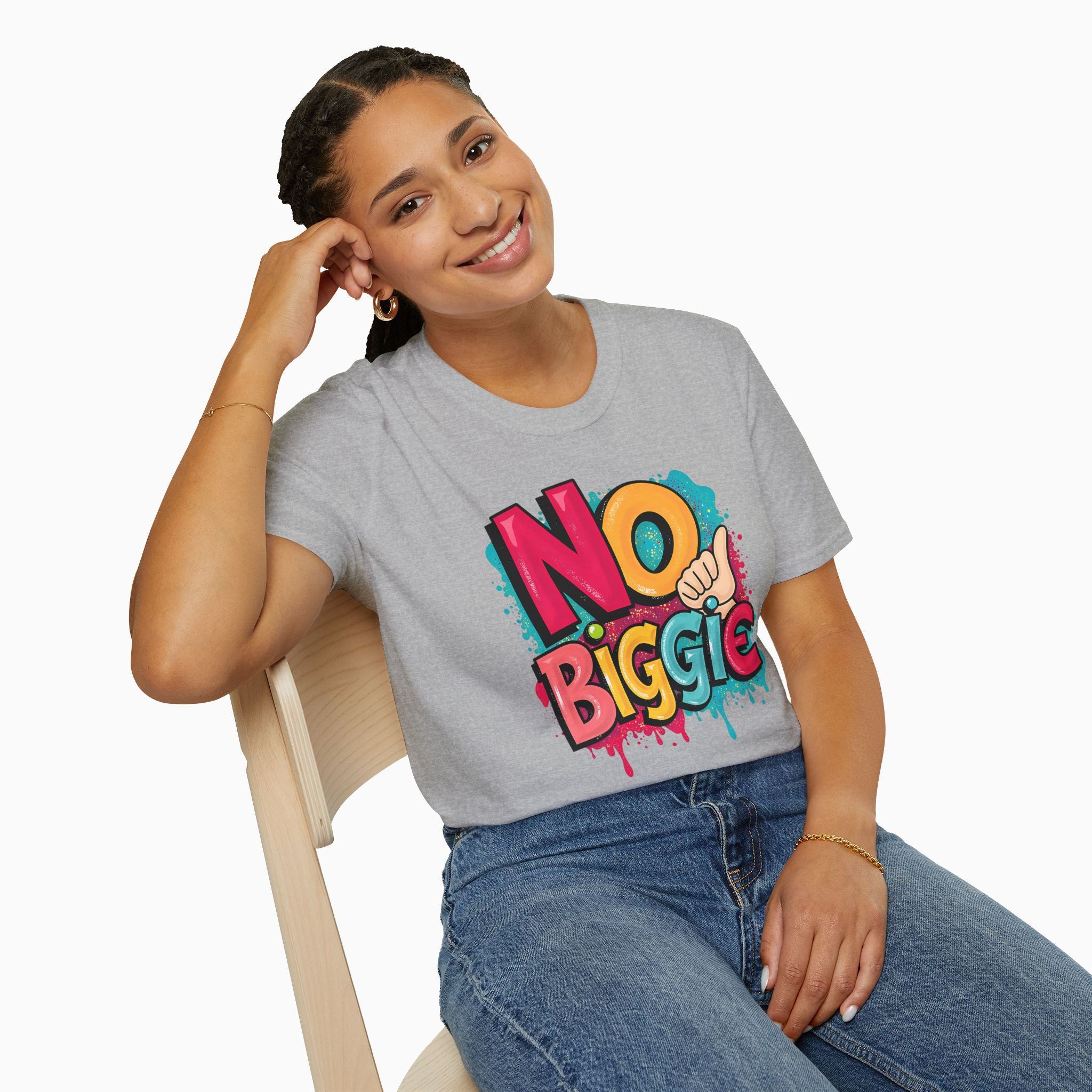 Thumbs Up & No Biggie Unisex T-Shirt