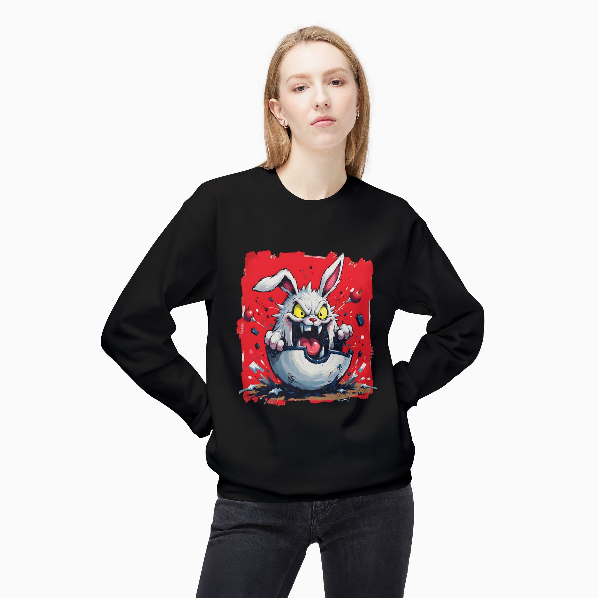 Crazy Rabbit Poké Ball Unisex Sweatshirt