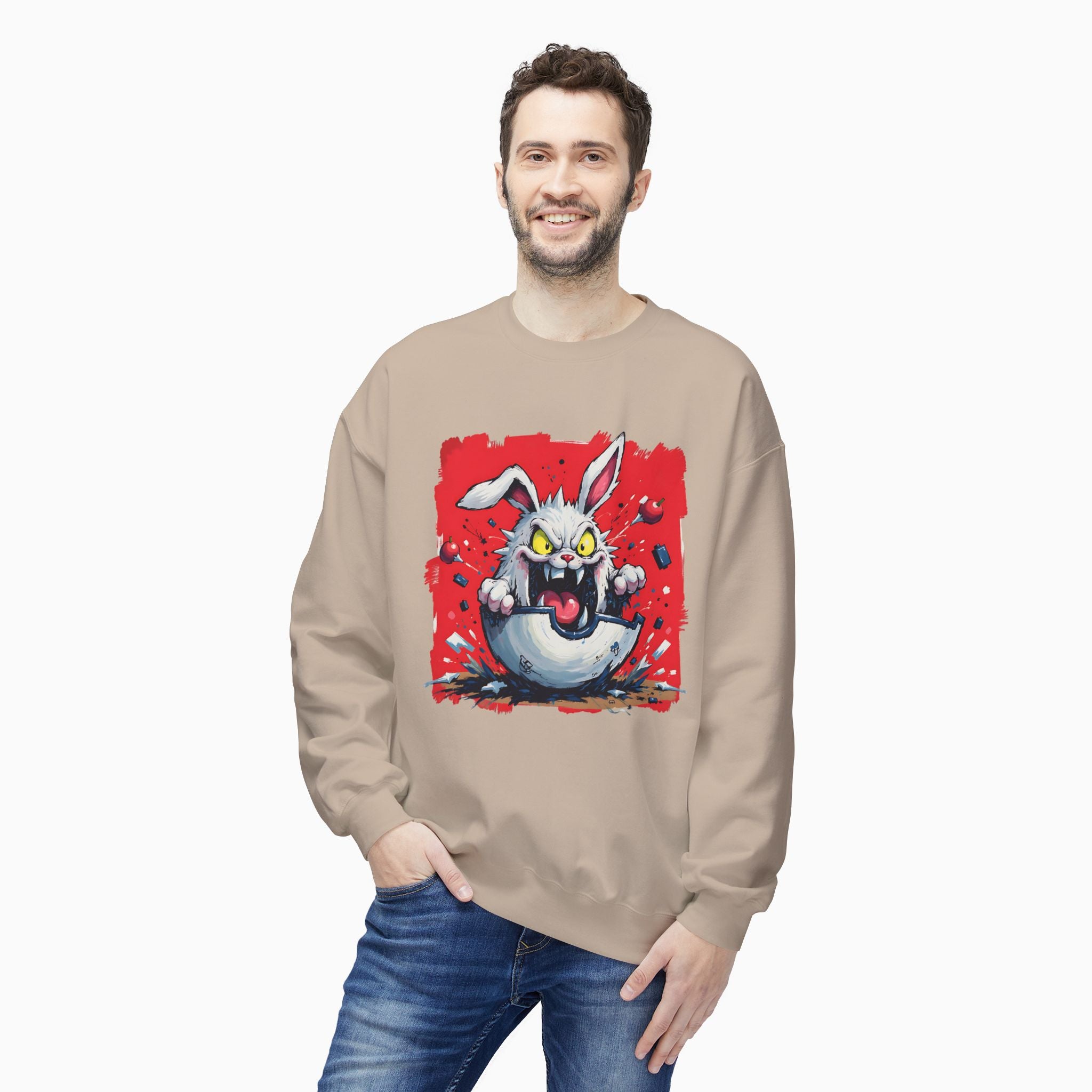 Crazy Rabbit Poké Ball Unisex Sweatshirt