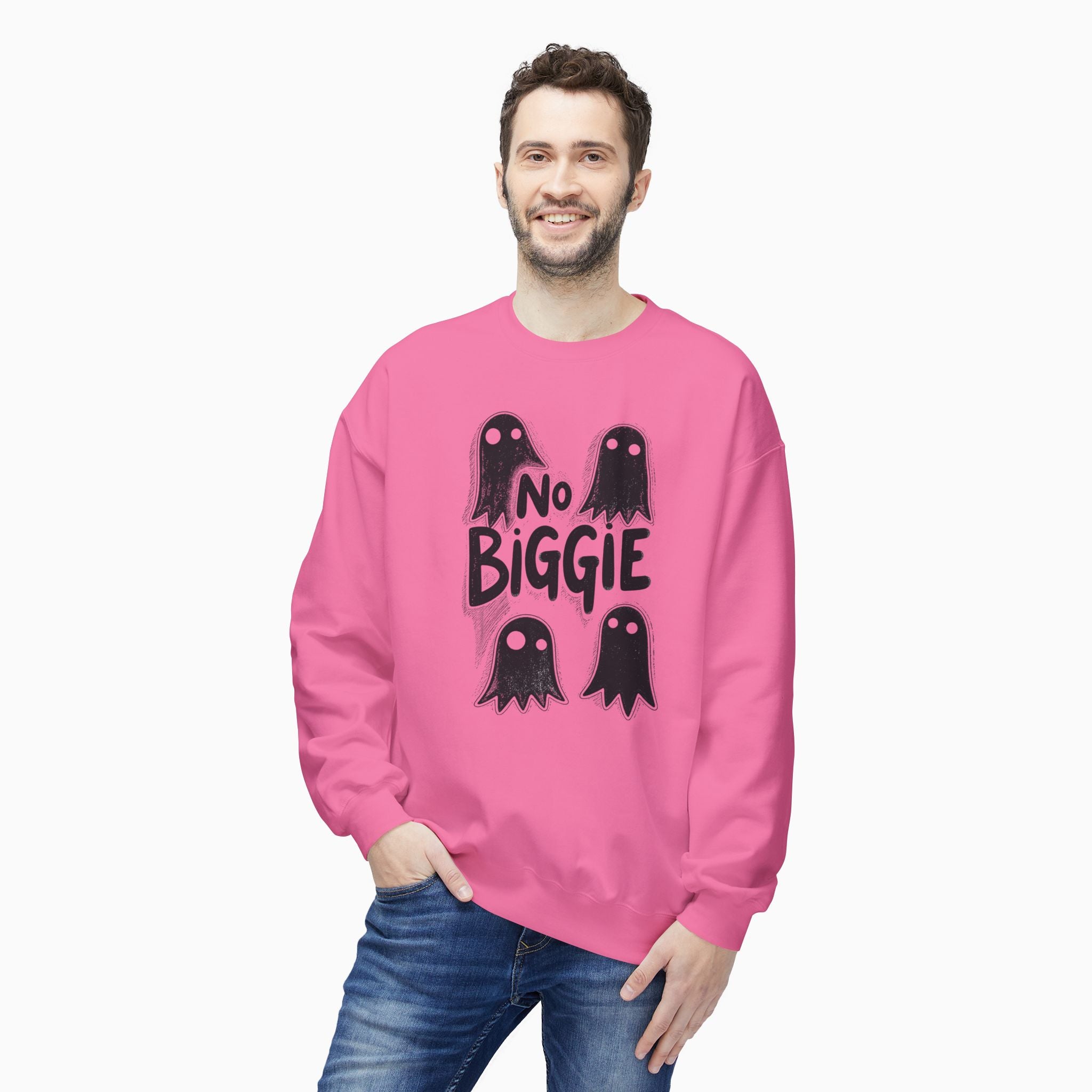 Boo Ghost & No Biggie Unisex Sweatshirt