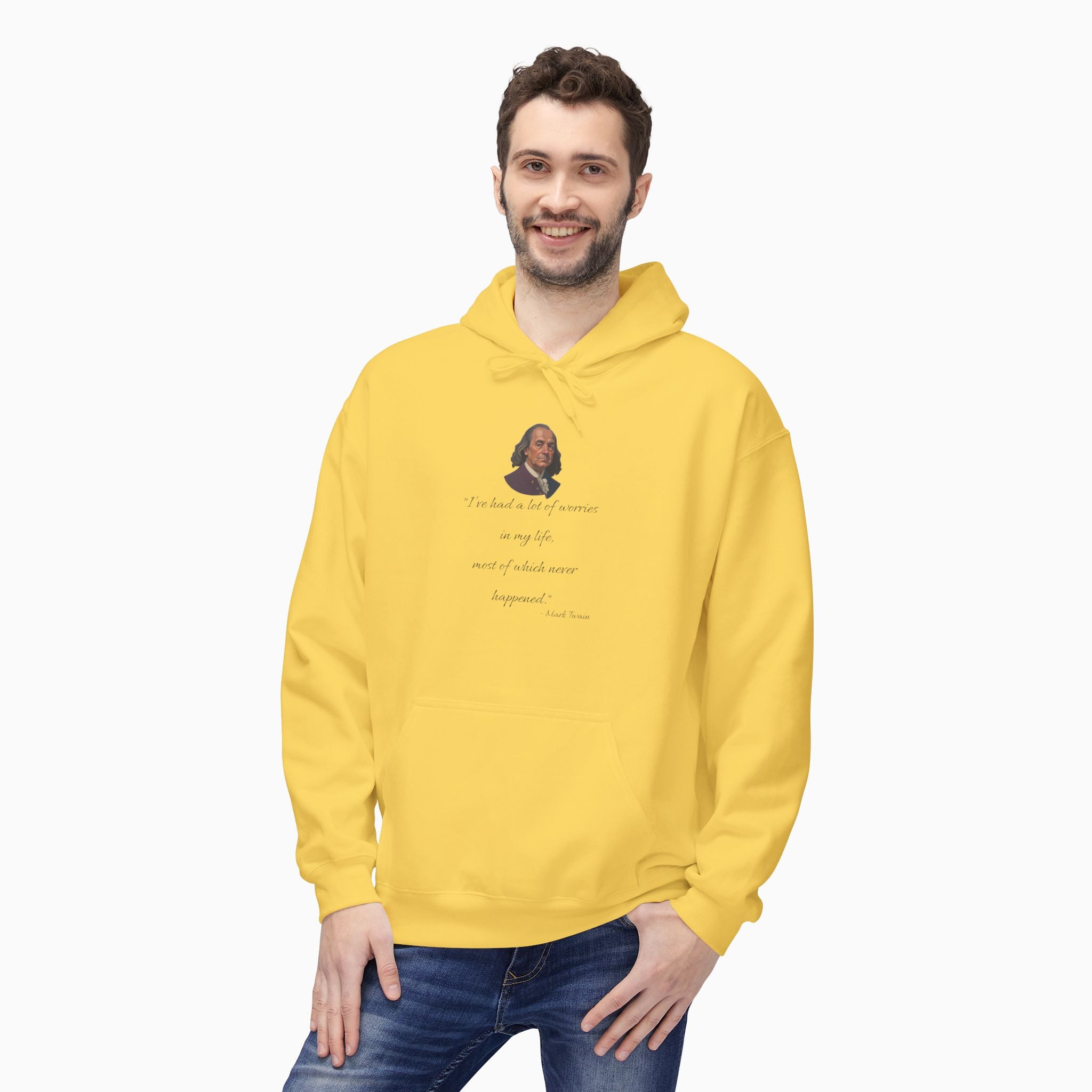 Mark Twain Life Advice Unisex Hoodie