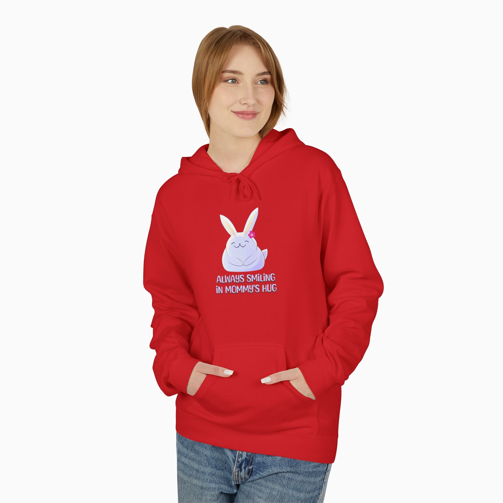 Always Smiling In Mommy's Hug Unisex Hoodie