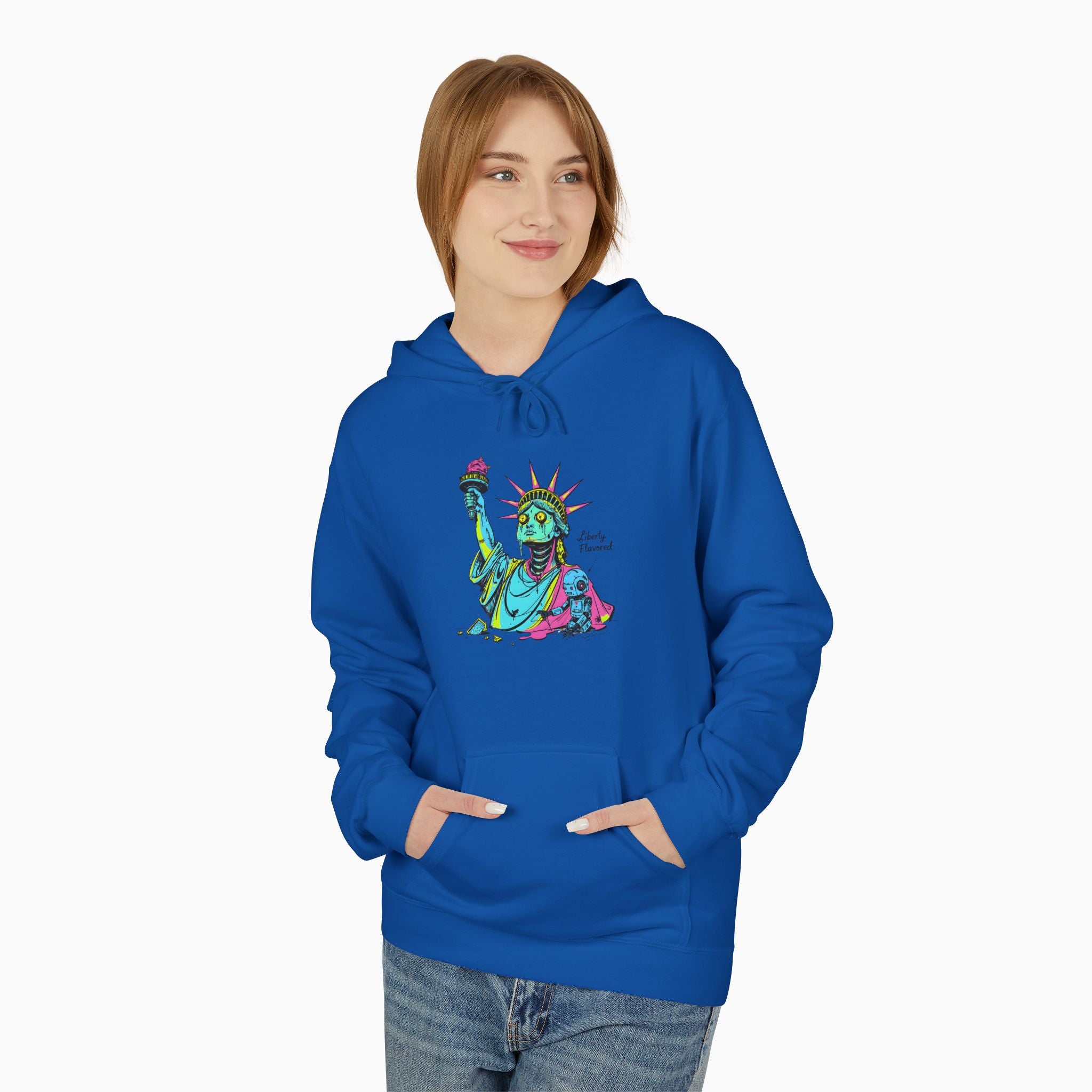 Statute of Liberty Dark Humor Unisex Hoodie