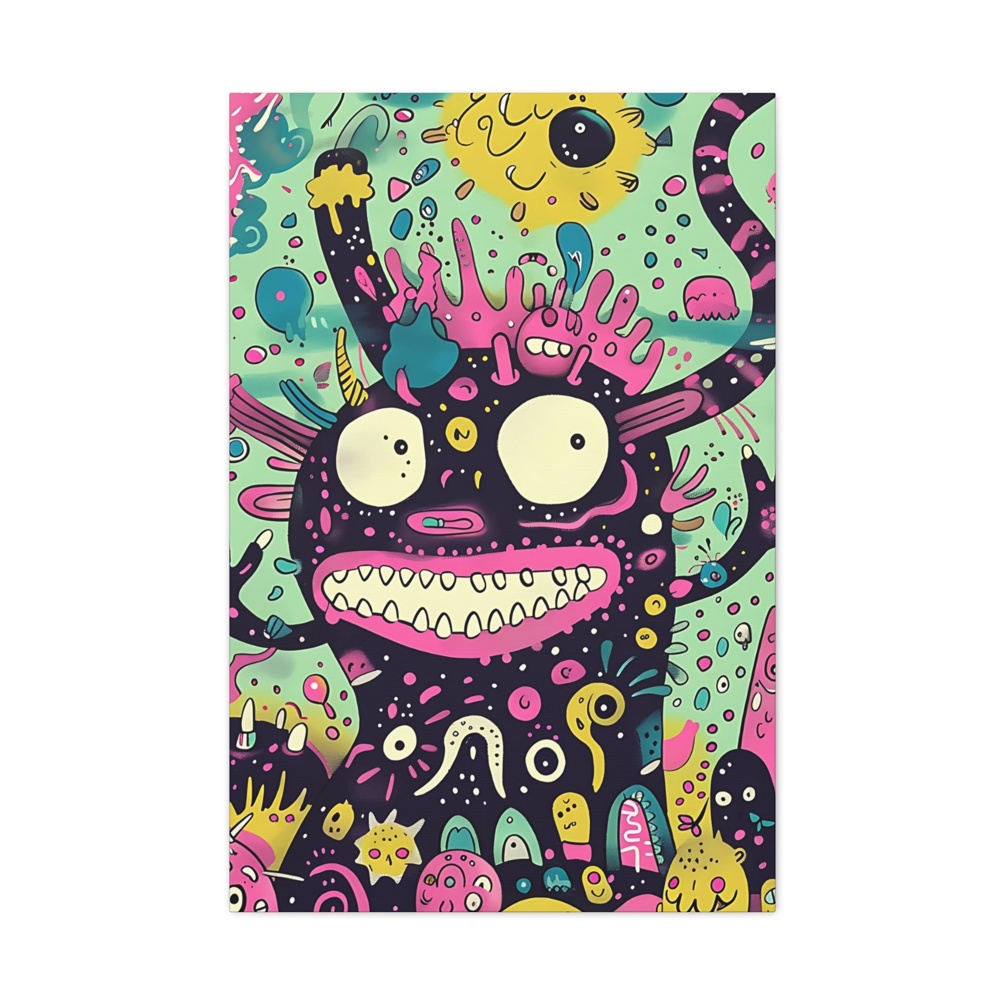 Chinese New Year Monster Canvas Print