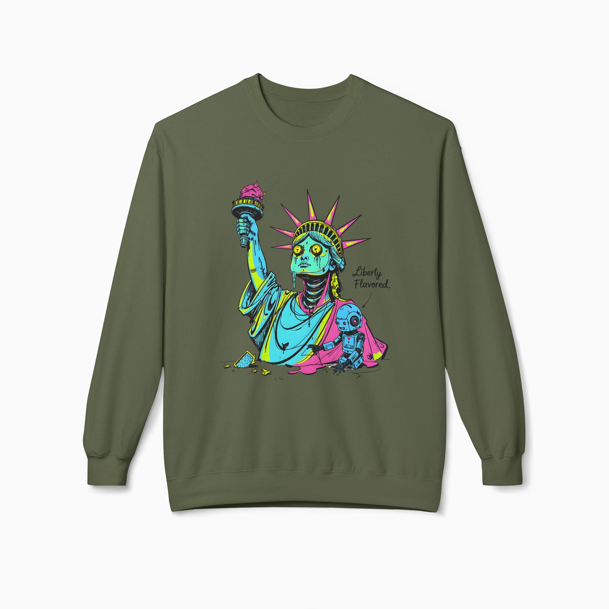 Statute of Liberty Dark Humor Unisex Sweatshirt