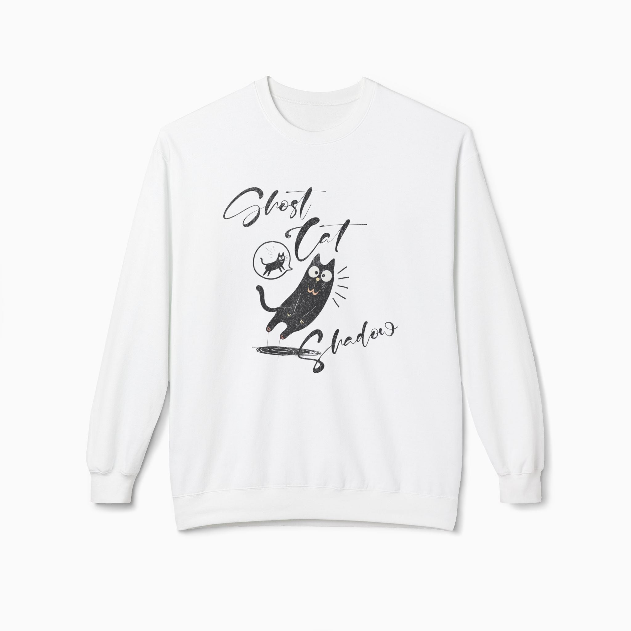 Funny Ghost Cat Unisex Sweatshirt