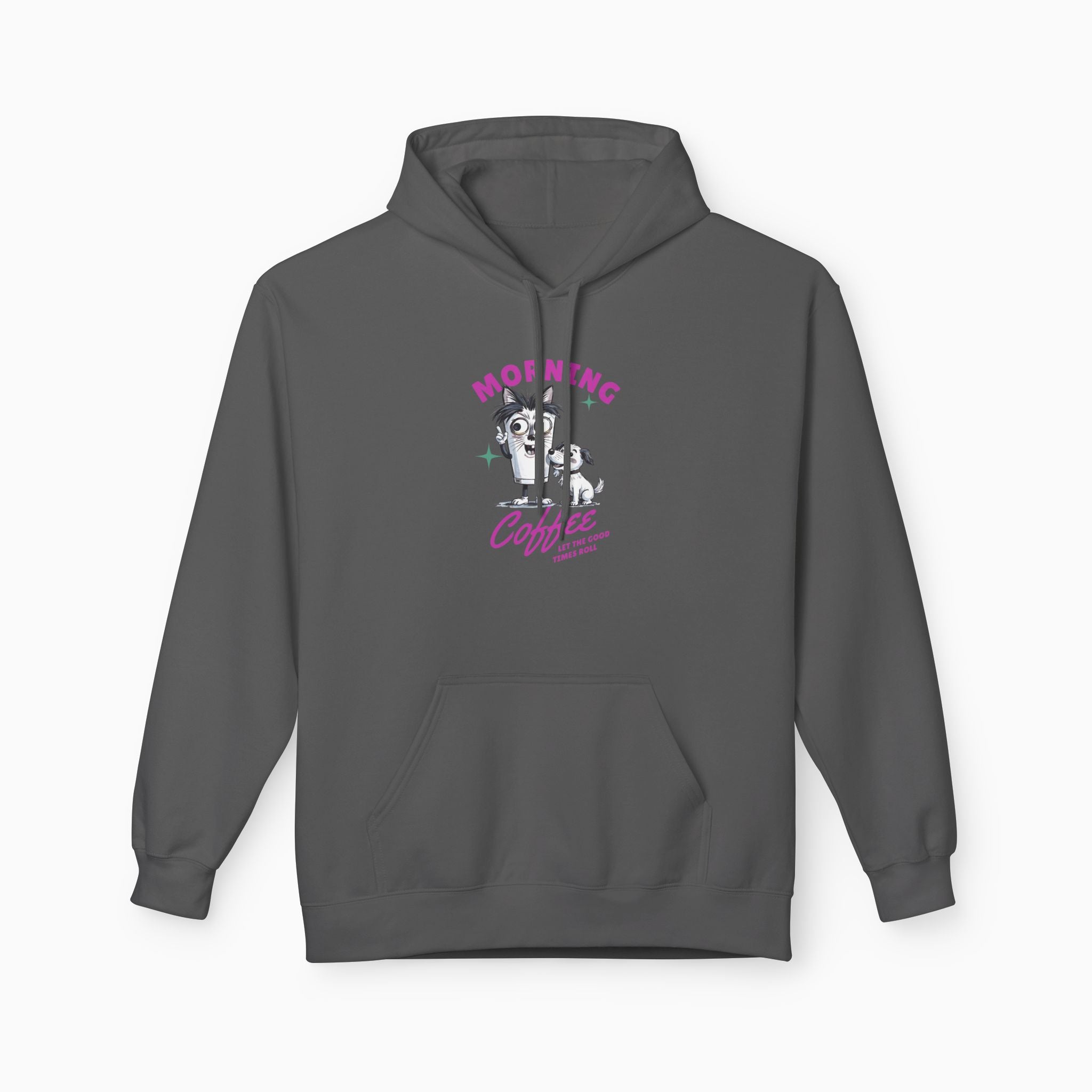 Morning Coffee, Let The Good Times Roll Unisex Hoodie