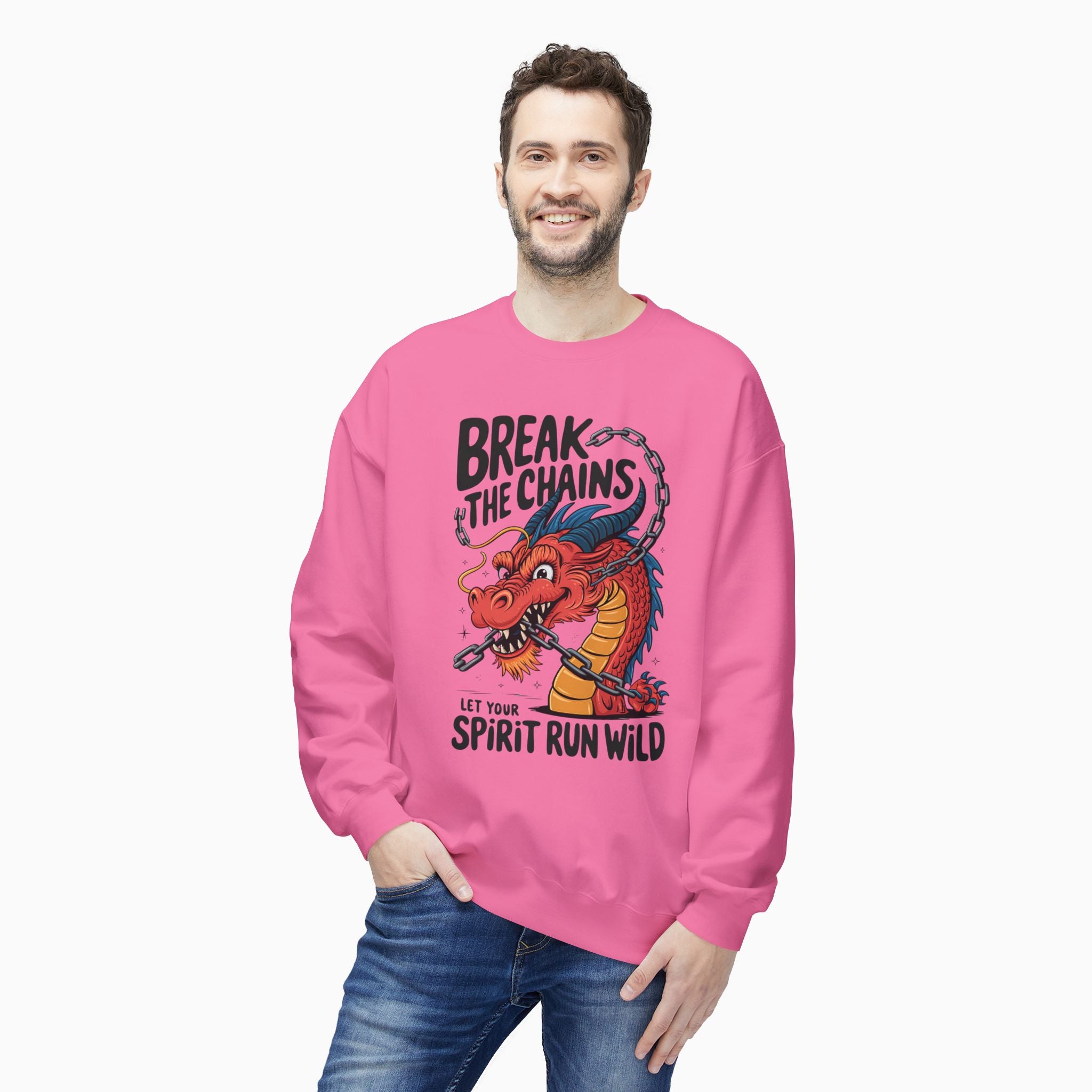 China Dragon Break the Chains Unisex Sweatshirt