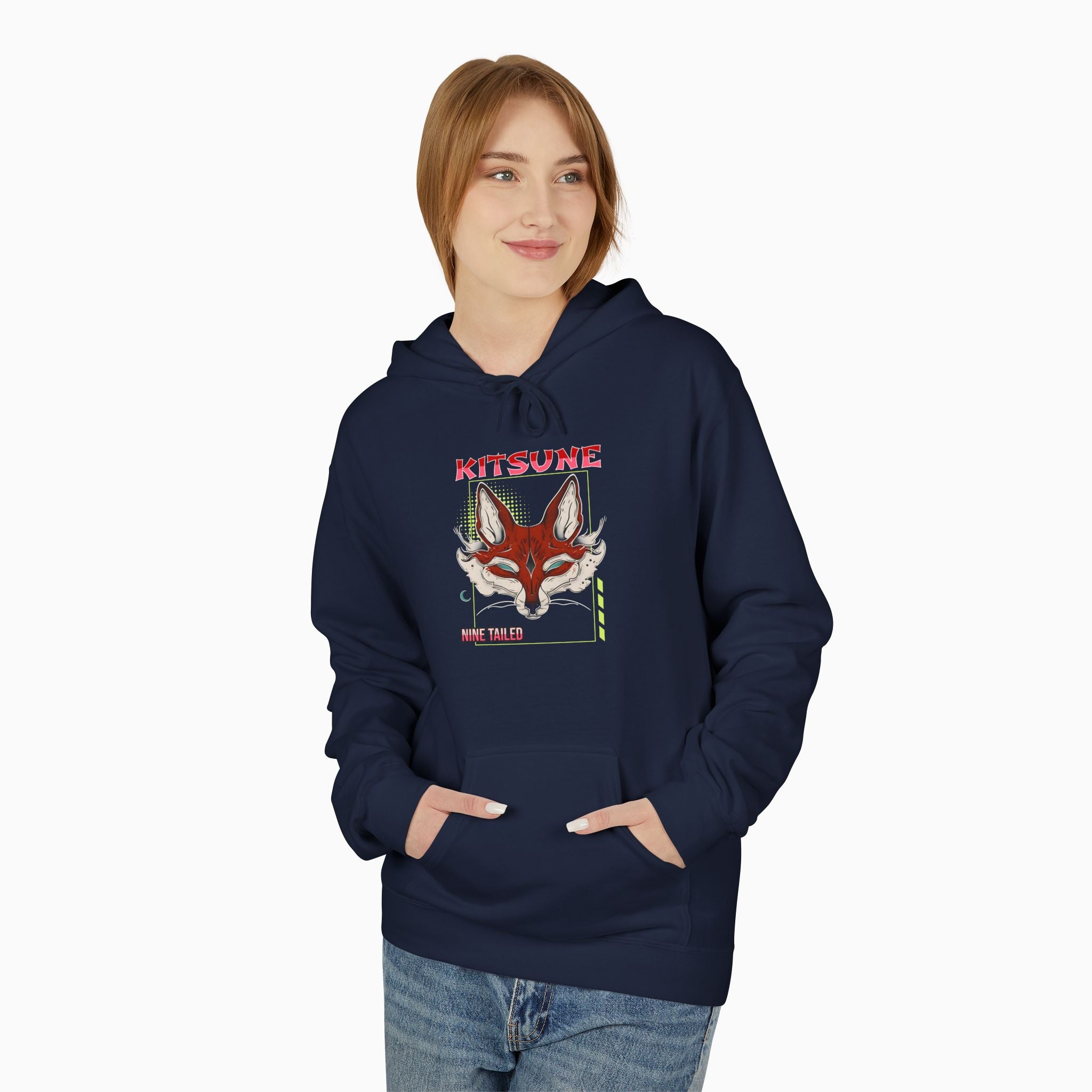 Kitsune Nine Tailed Fox Unisex Hoodie