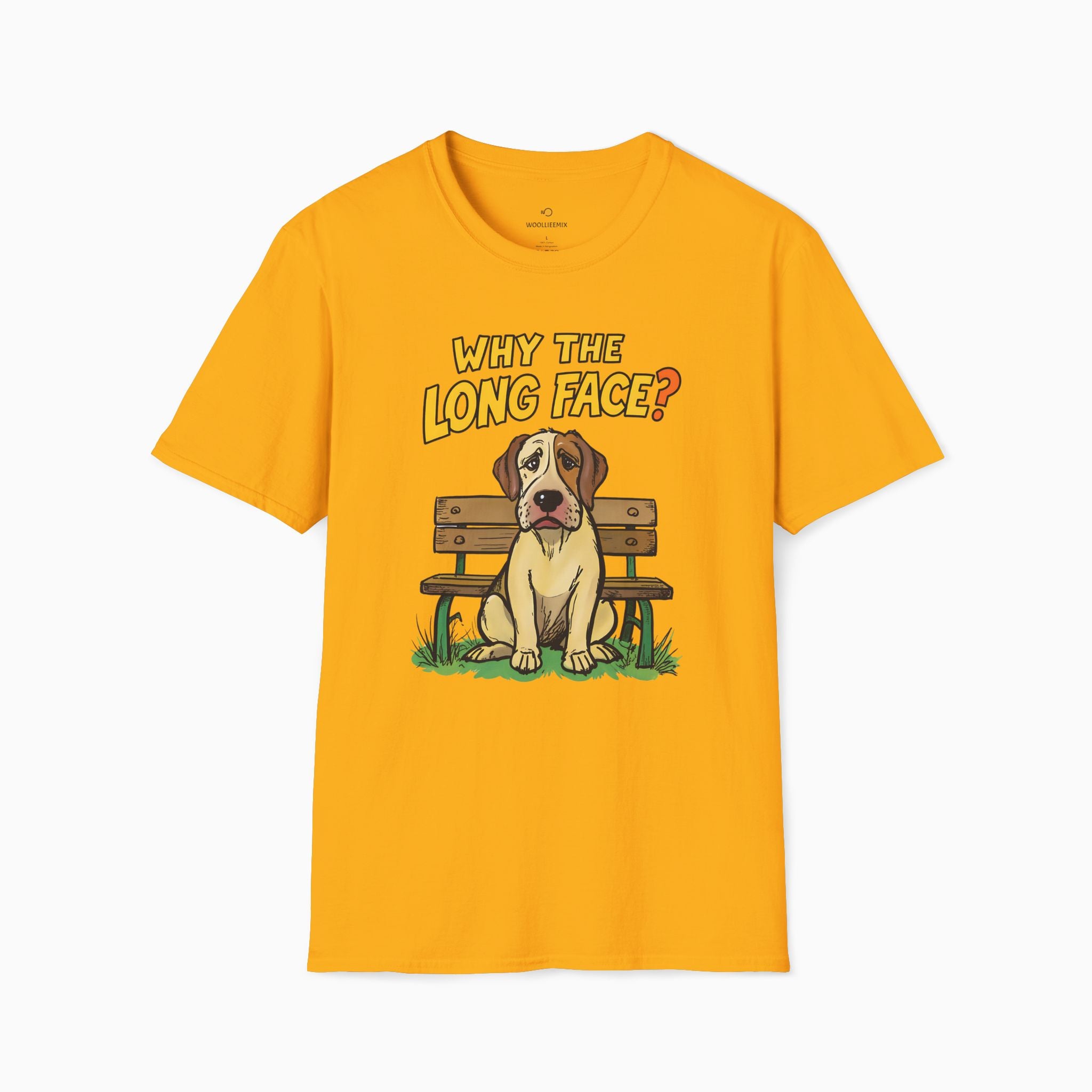 Funny Dog Why the Long Face Unisex T-Shirt