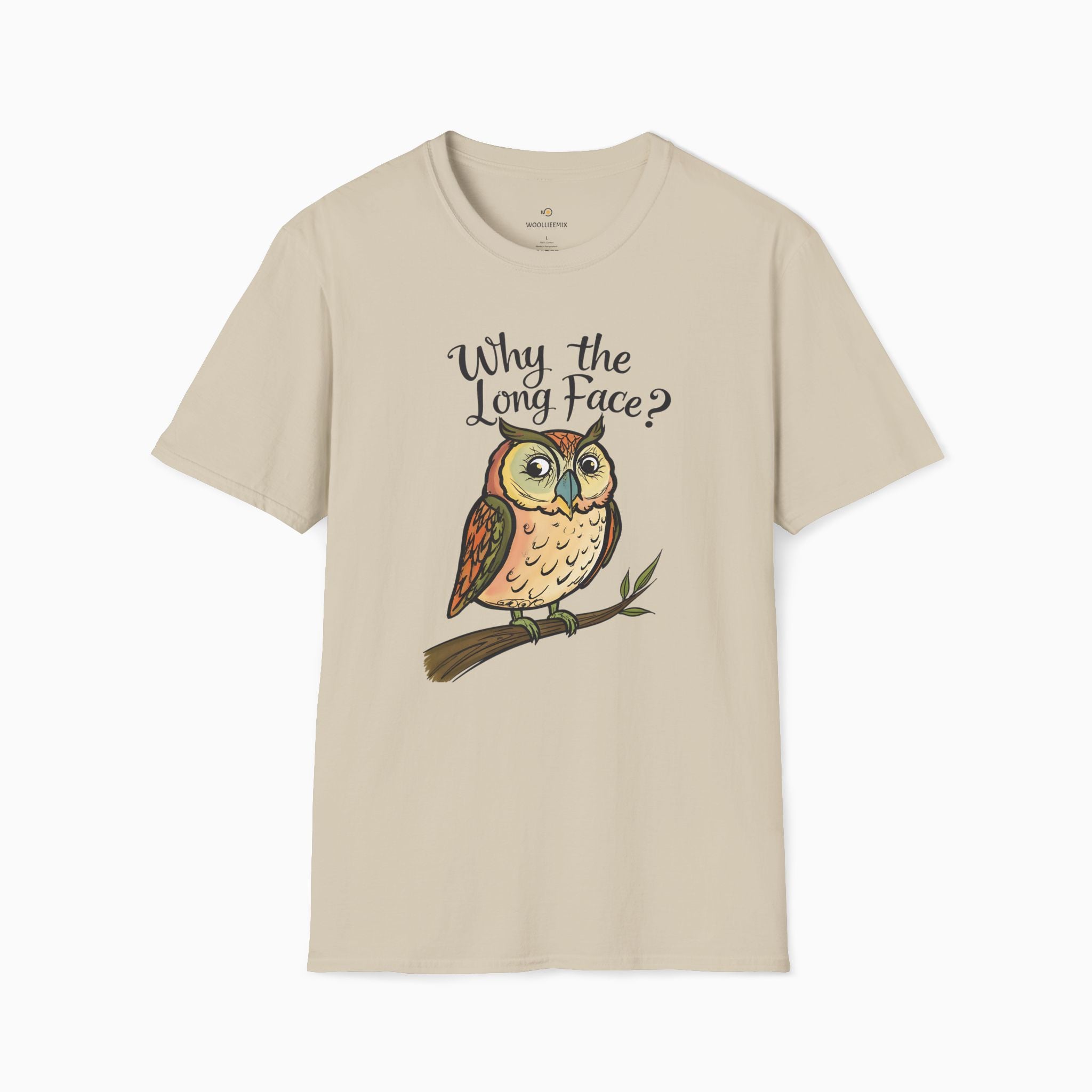 Night Owl Why the Long Face Unisex T-Shirt