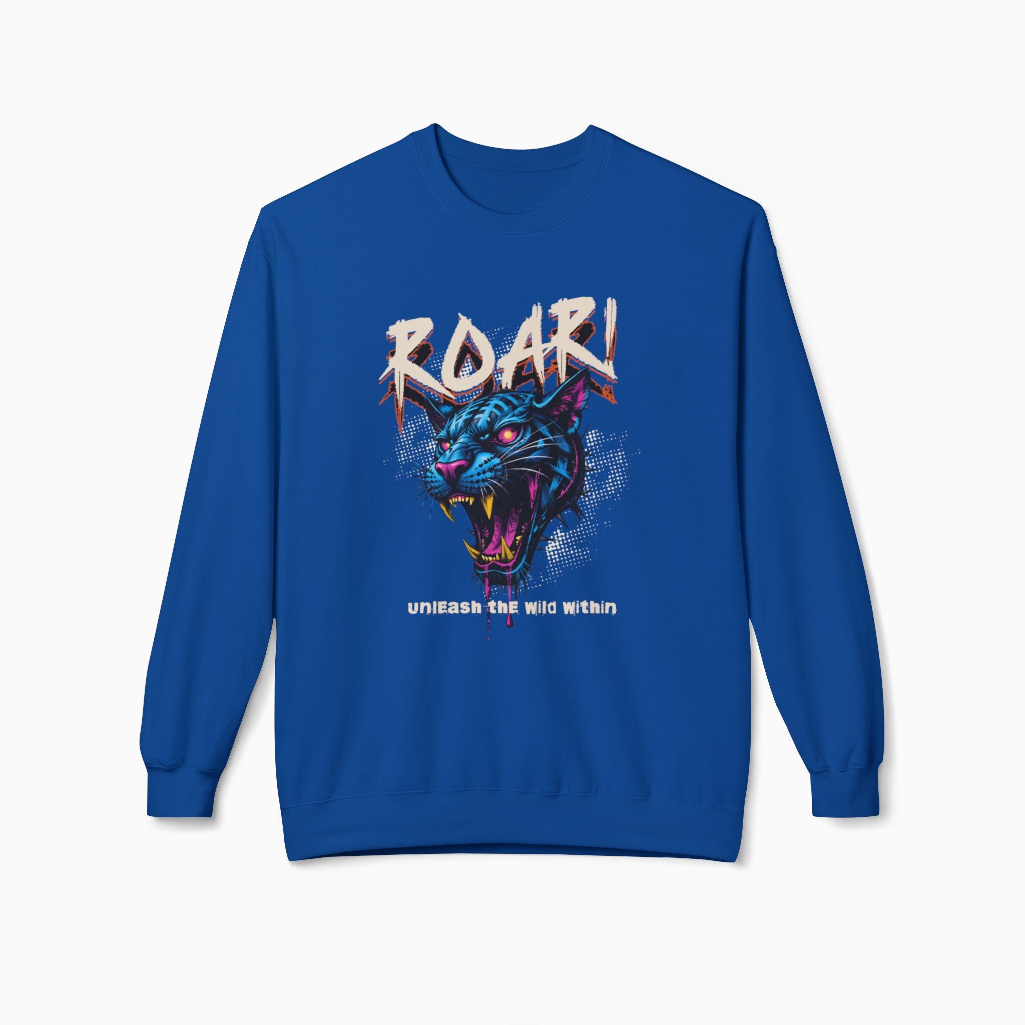 Leopard Roar Unleash The Wild Within Unisex Sweatshirt