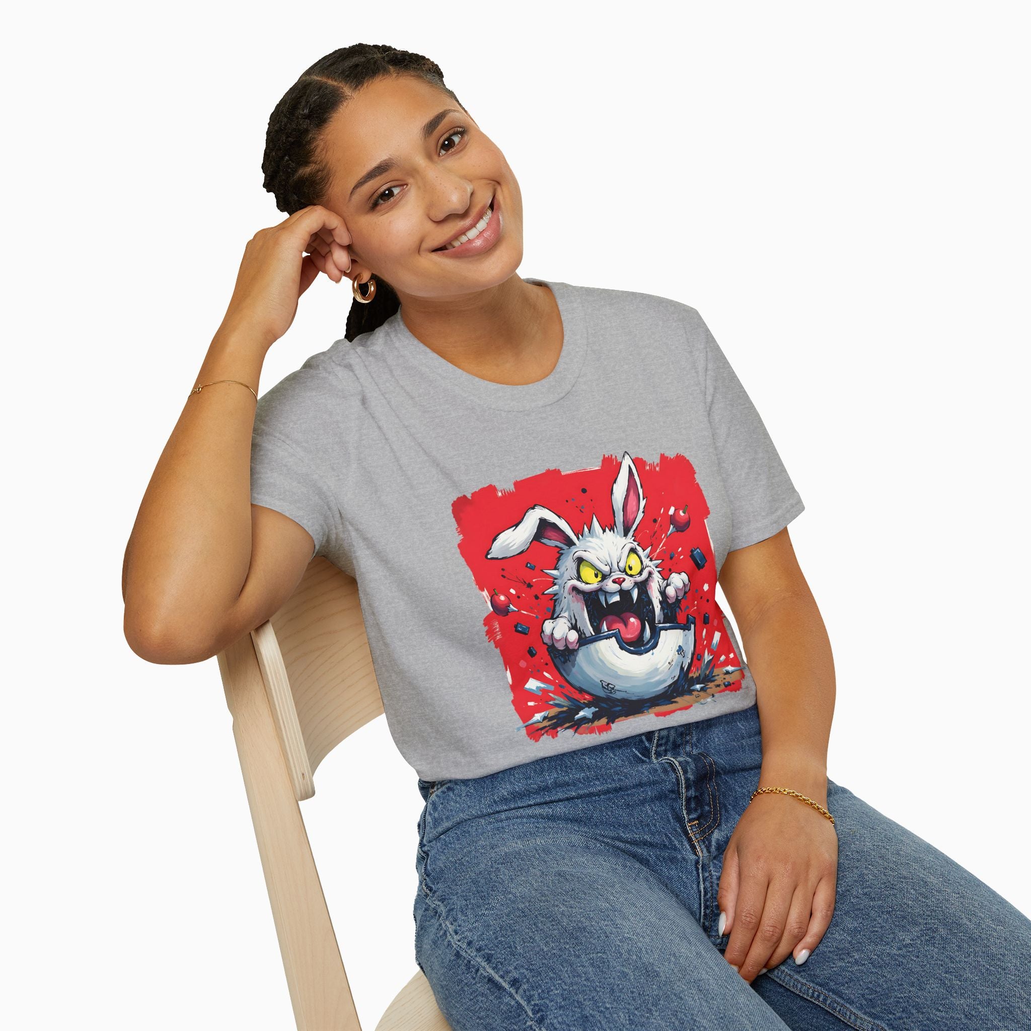 Crazy Rabbit Poké Ball Unisex T-Shirt