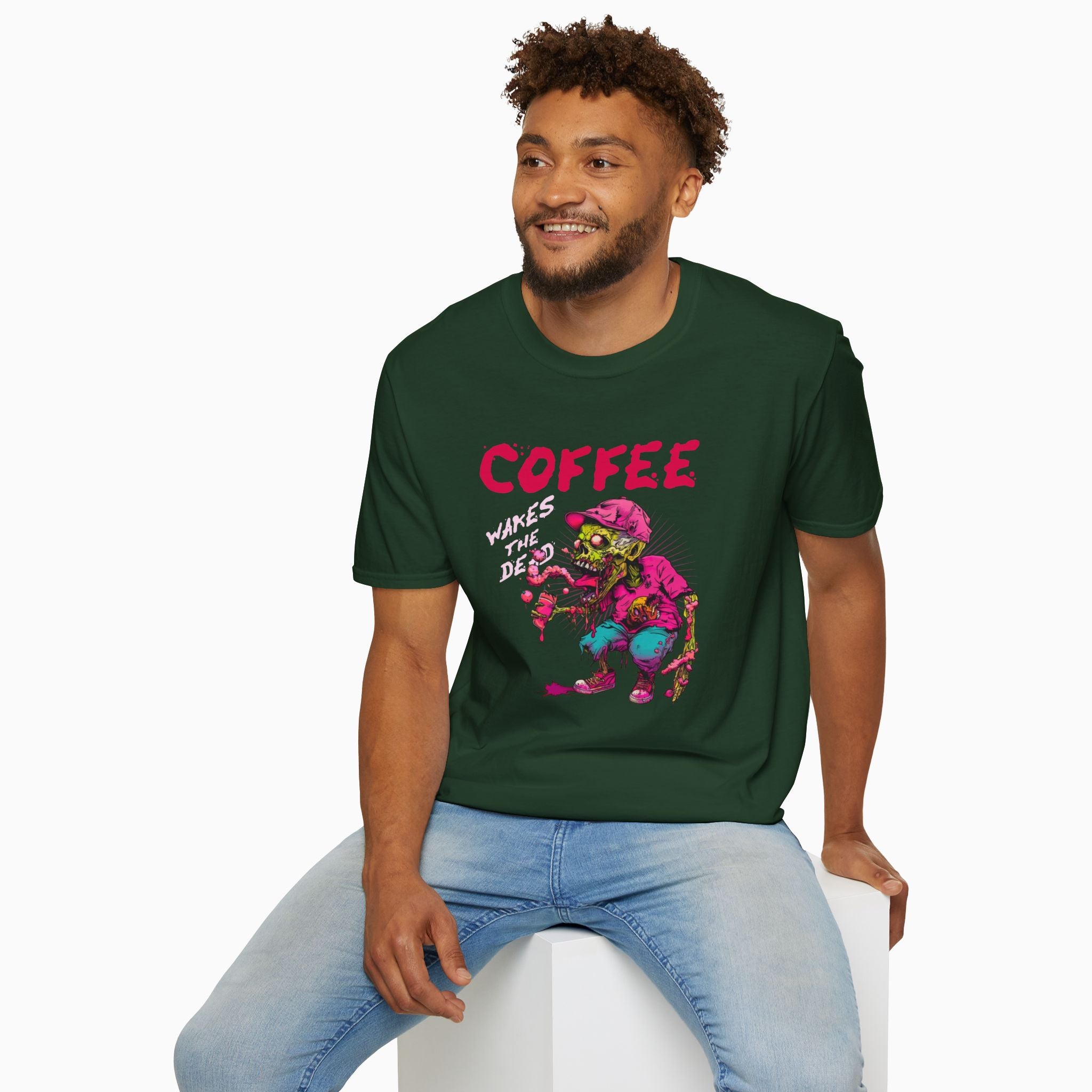 Coffee Wakes The Dead Unisex T-Shirt