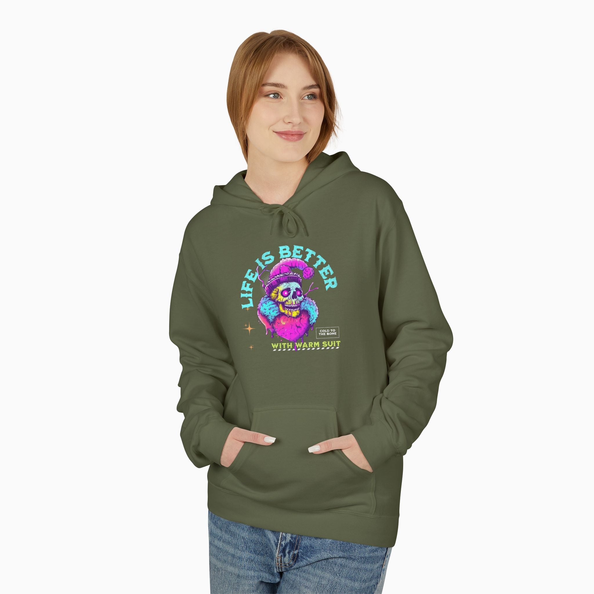 Life Is Better With Warm Suit Unisex Hoodie