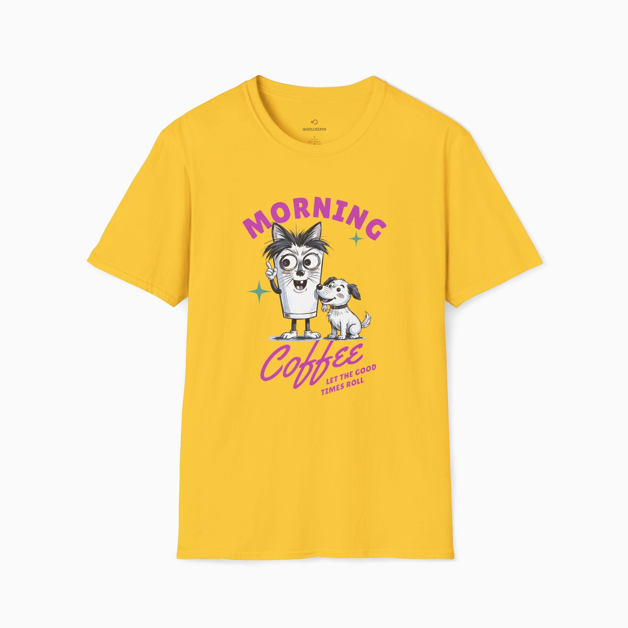 Morning Coffee, Let The Good Times Roll Unisex T-Shirt