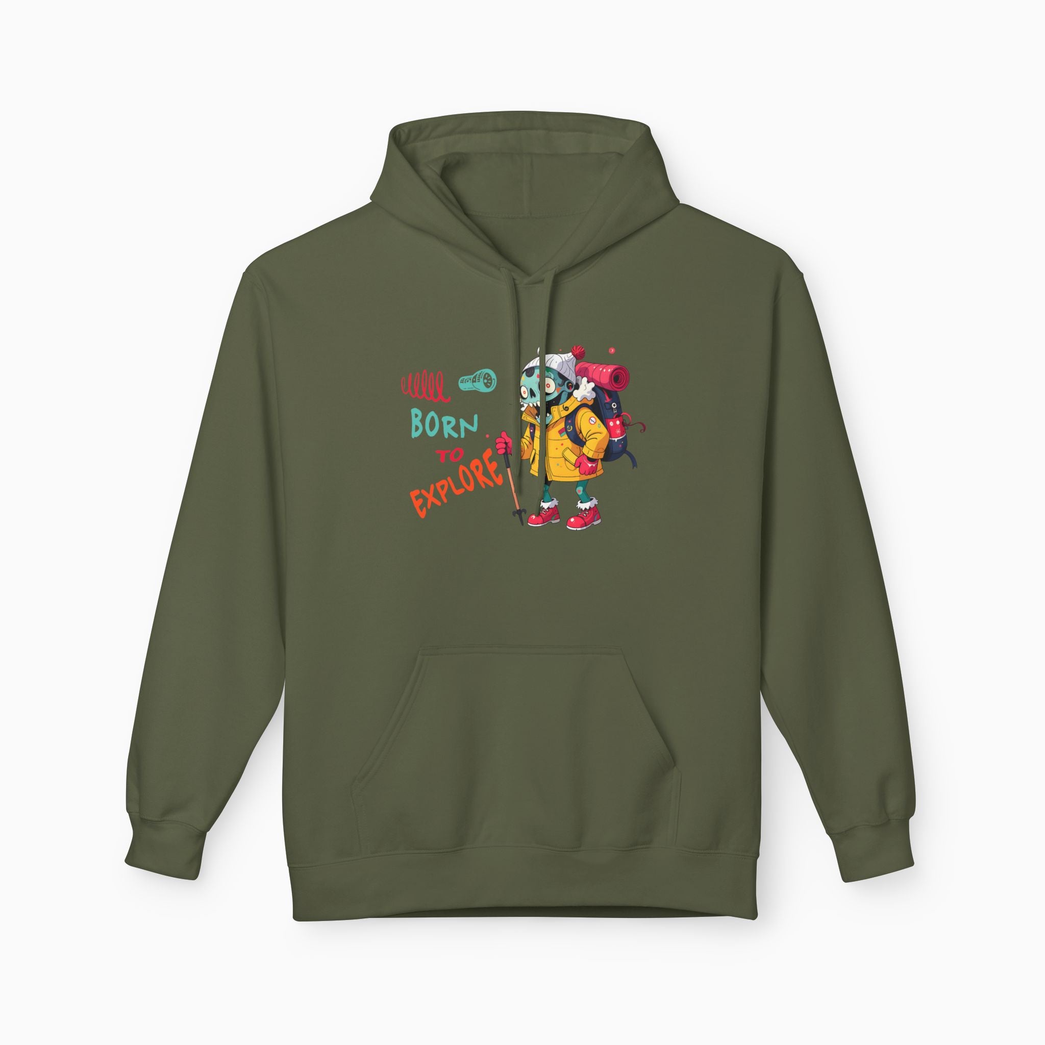 Born To Explore Zombie Unisex Hoodie