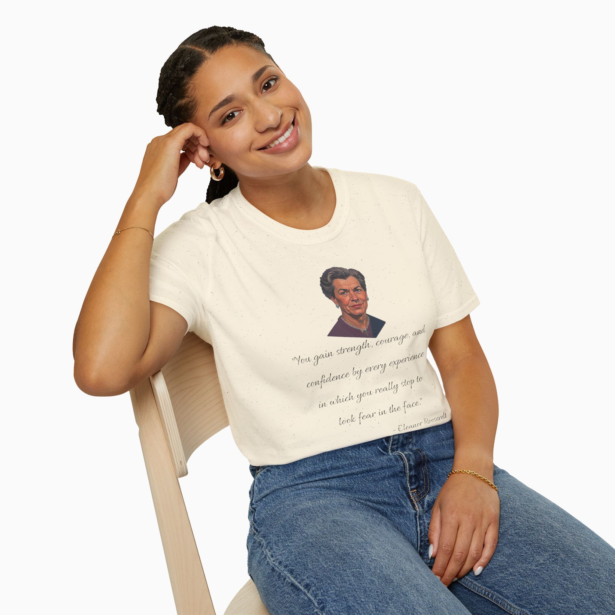 Eleanor Roosevelt Motivation Quote Unisex T-Shirt