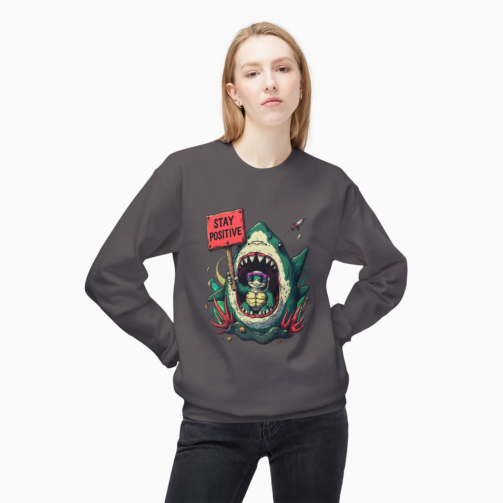 Stay Positive Unisex Sweatshirt