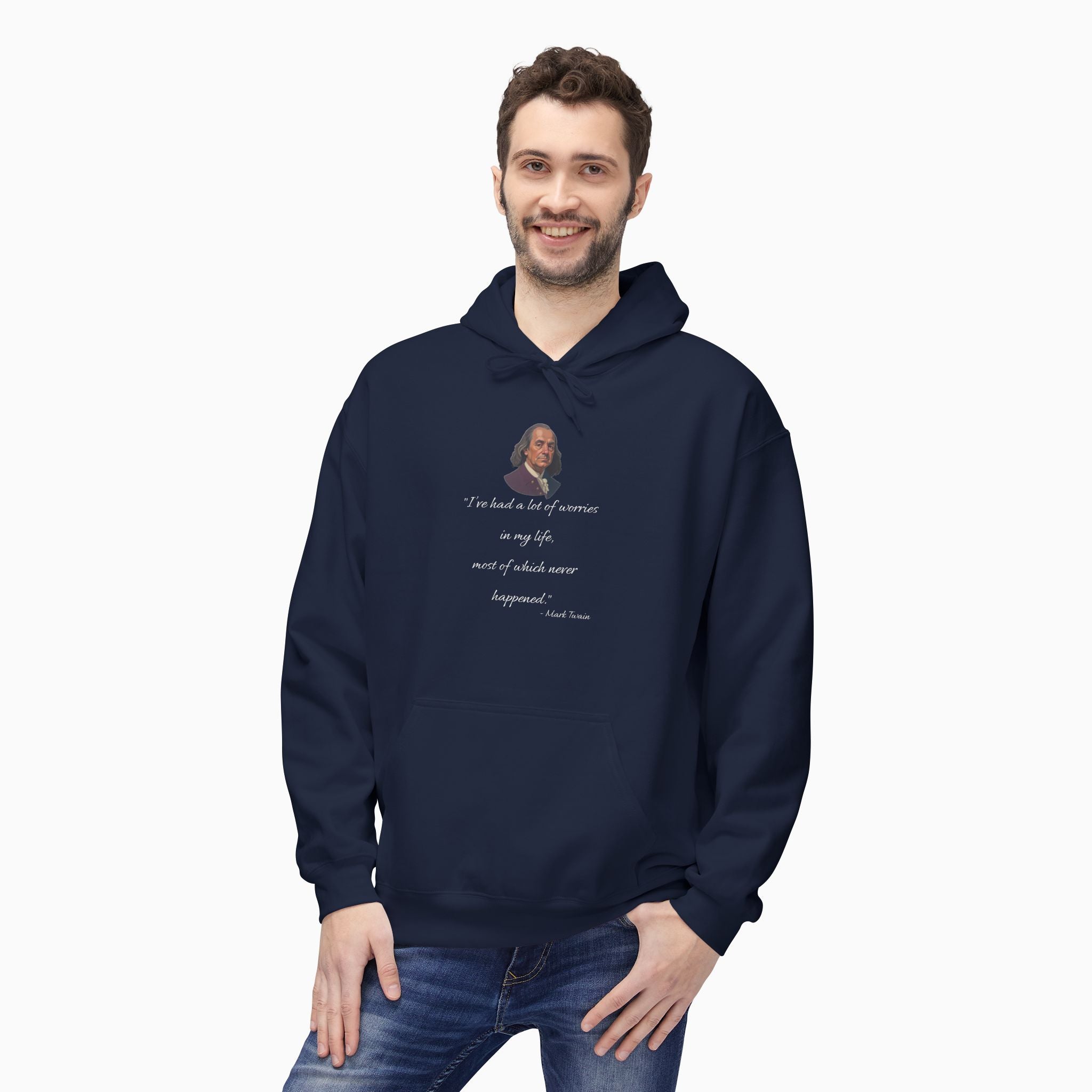 Mark Twain Life Advice Unisex Hoodie