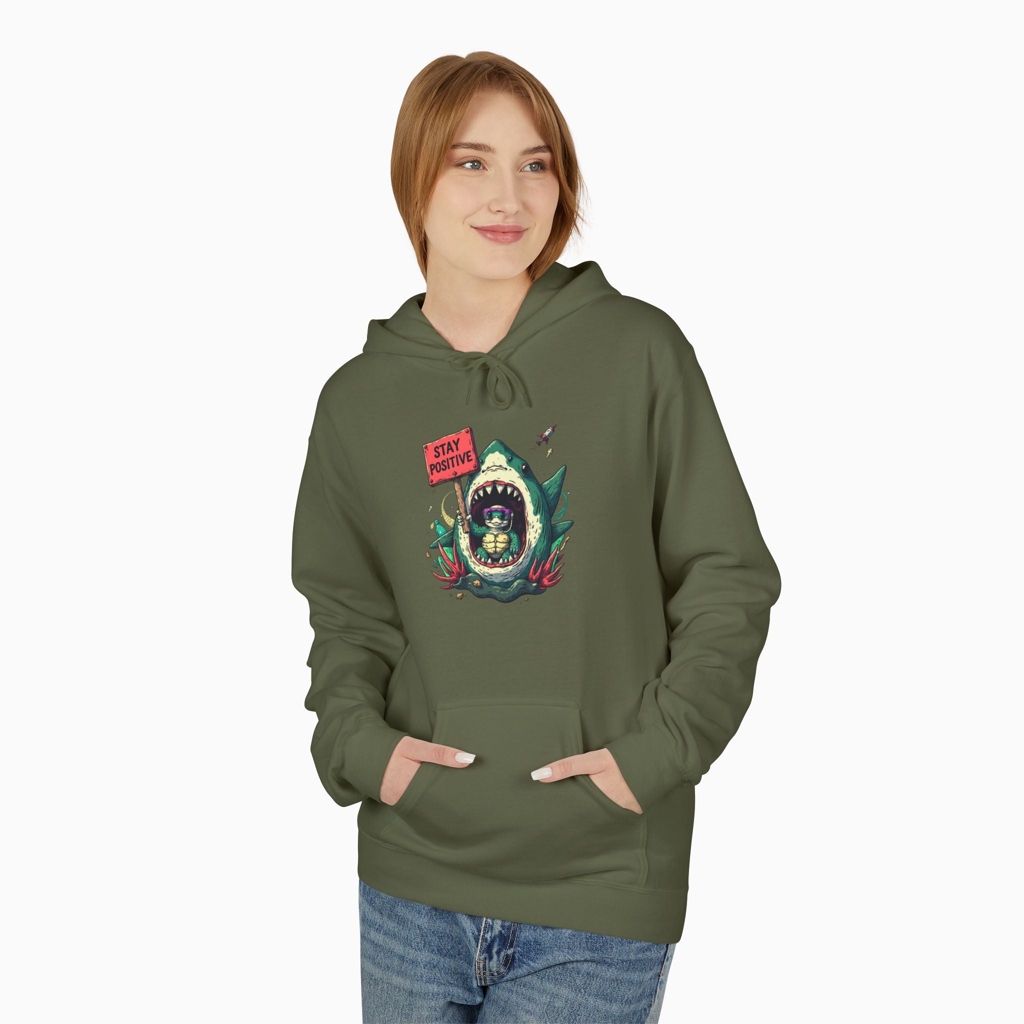 Stay Positive Unisex Hoodie