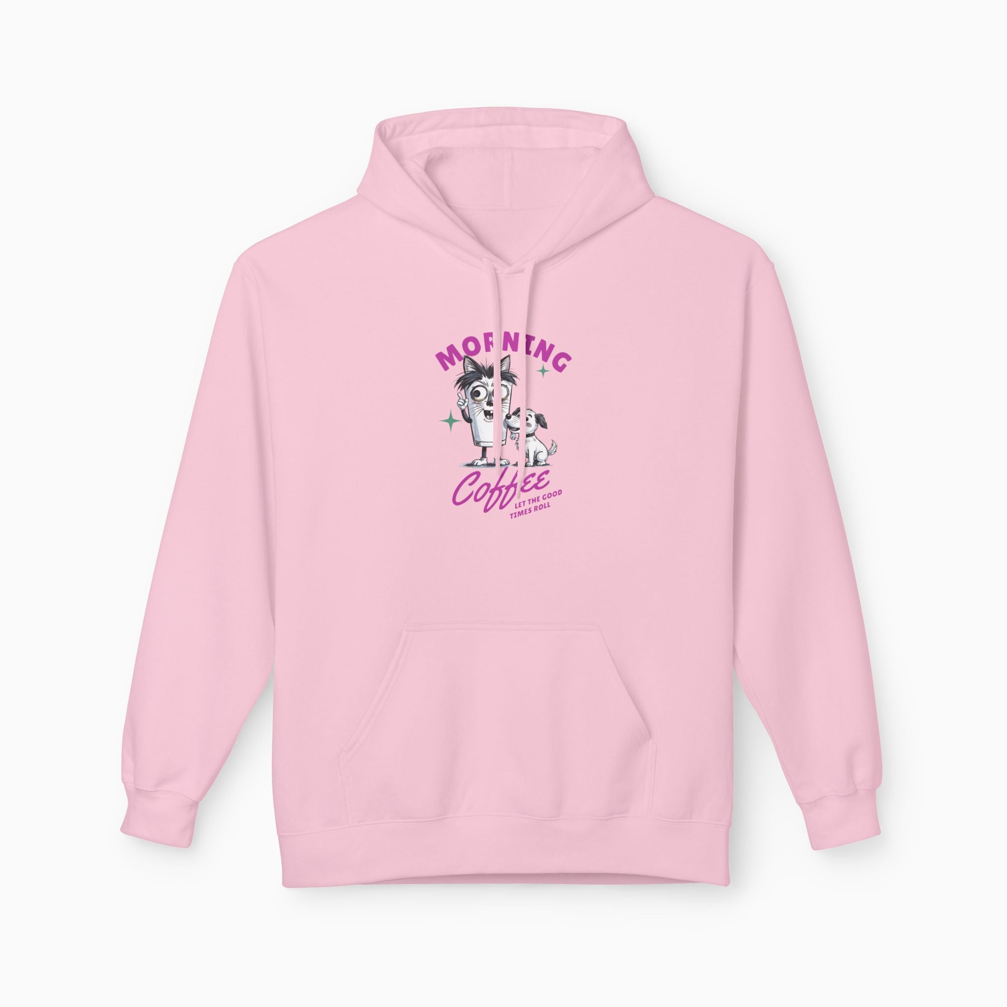 Morning Coffee, Let The Good Times Roll Unisex Hoodie