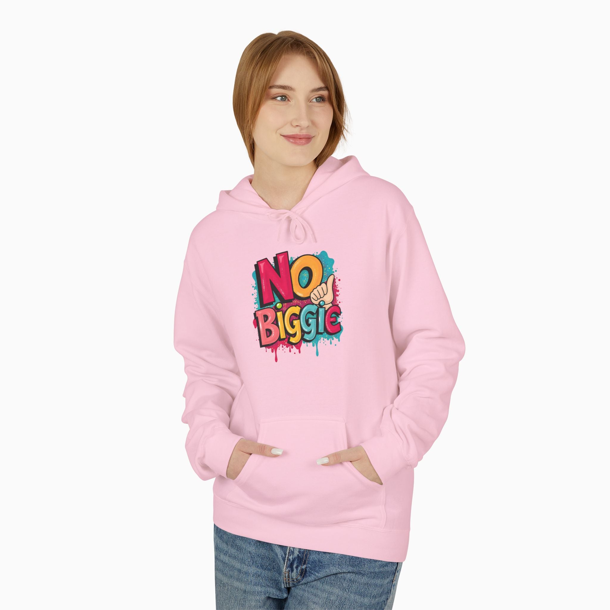 Thumbs Up & No Biggie Unisex Hoodie