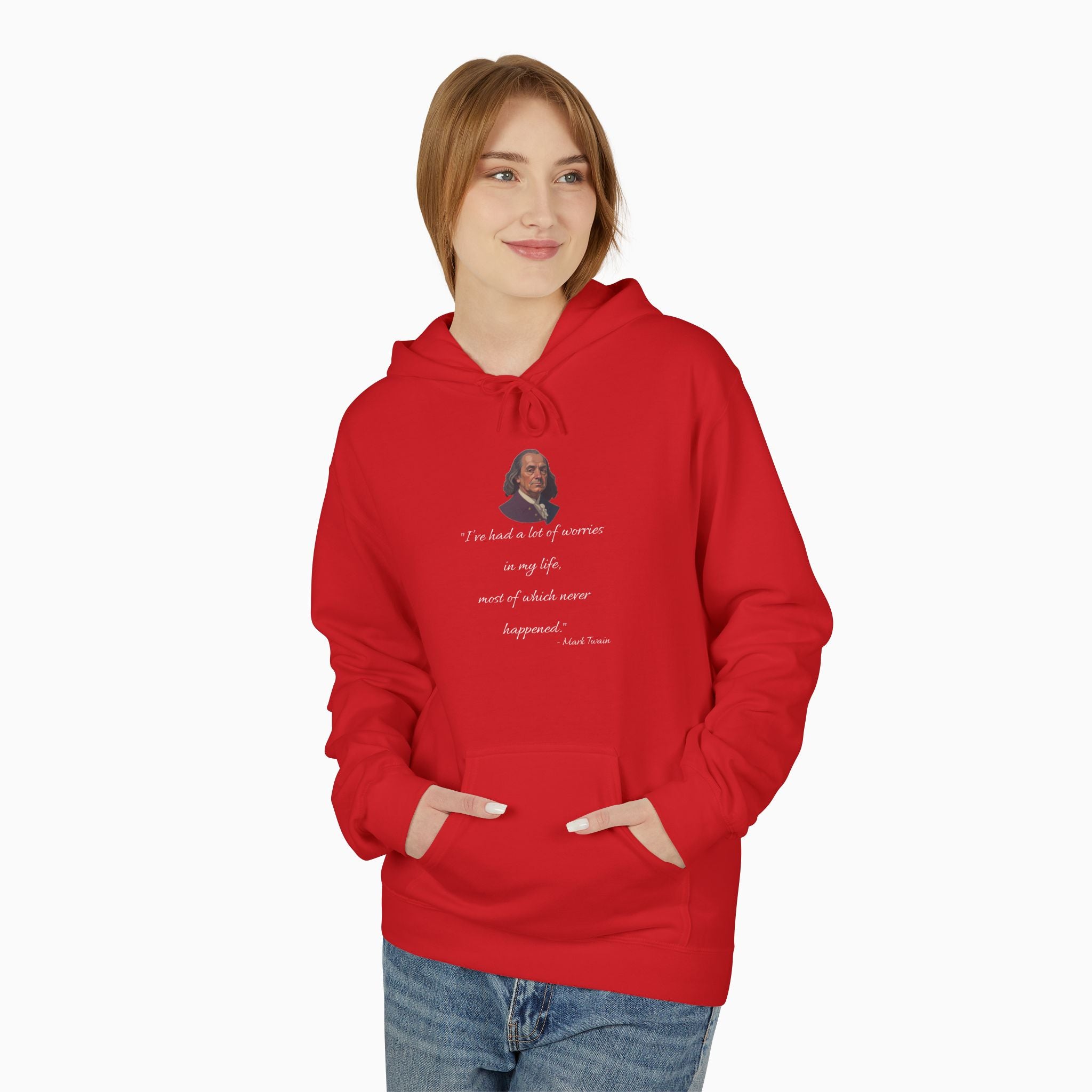 Mark Twain Life Advice Unisex Hoodie