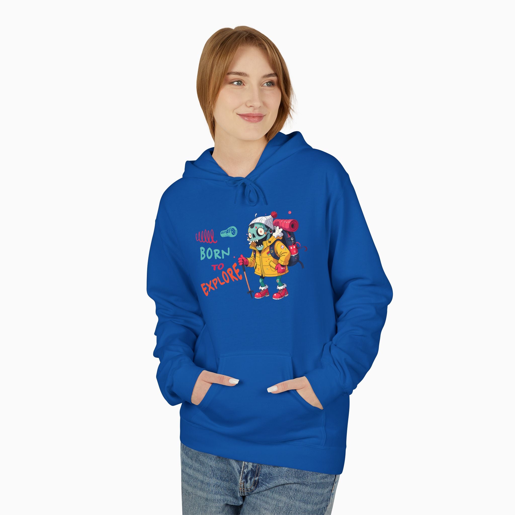 Born To Explore Zombie Unisex Hoodie