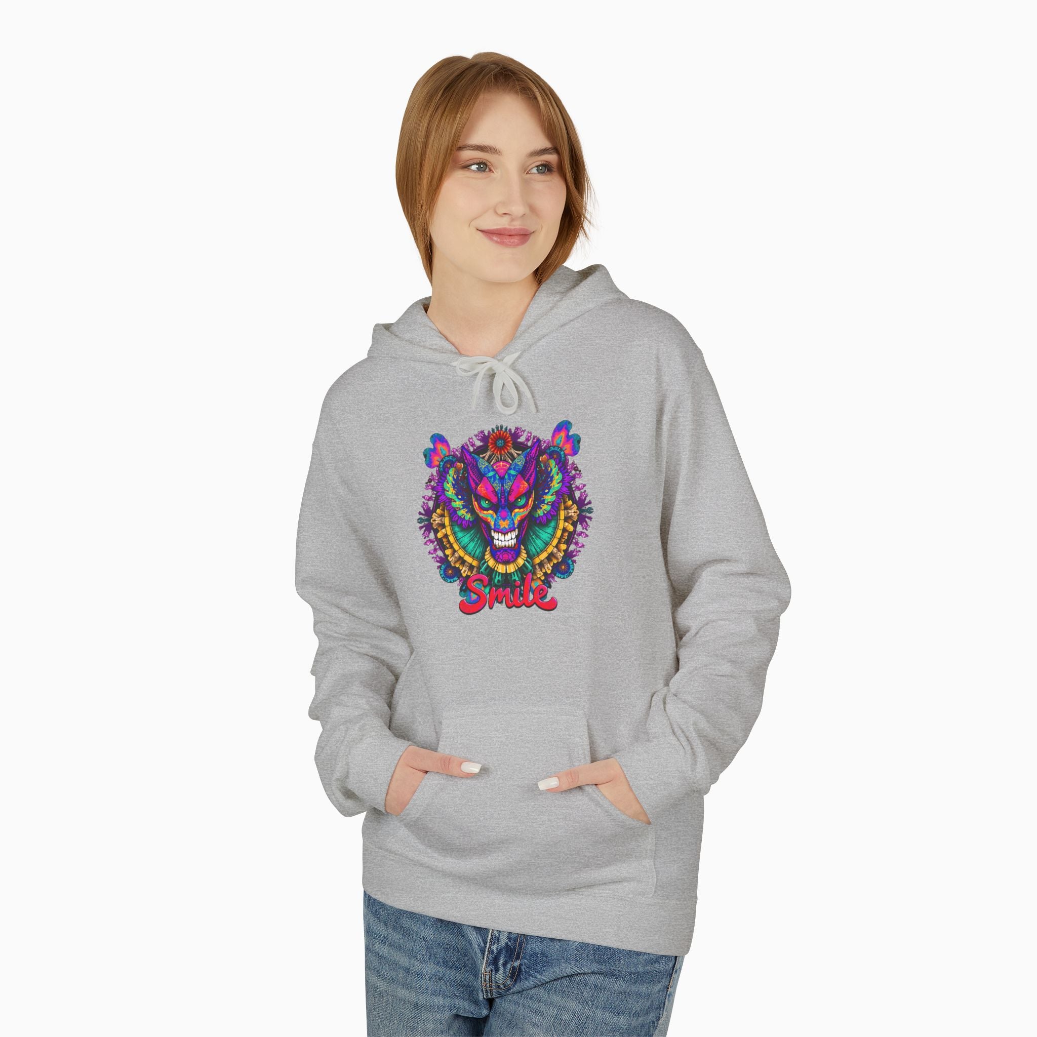 Dragon Smile Pixel Art Unisex Hoodie