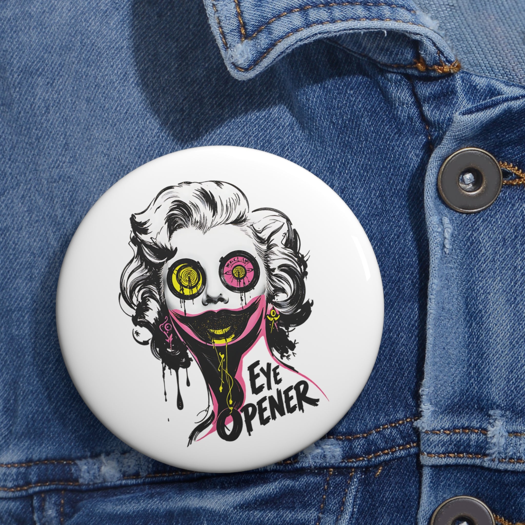 Marilyn Monroe Eye Opener Pin