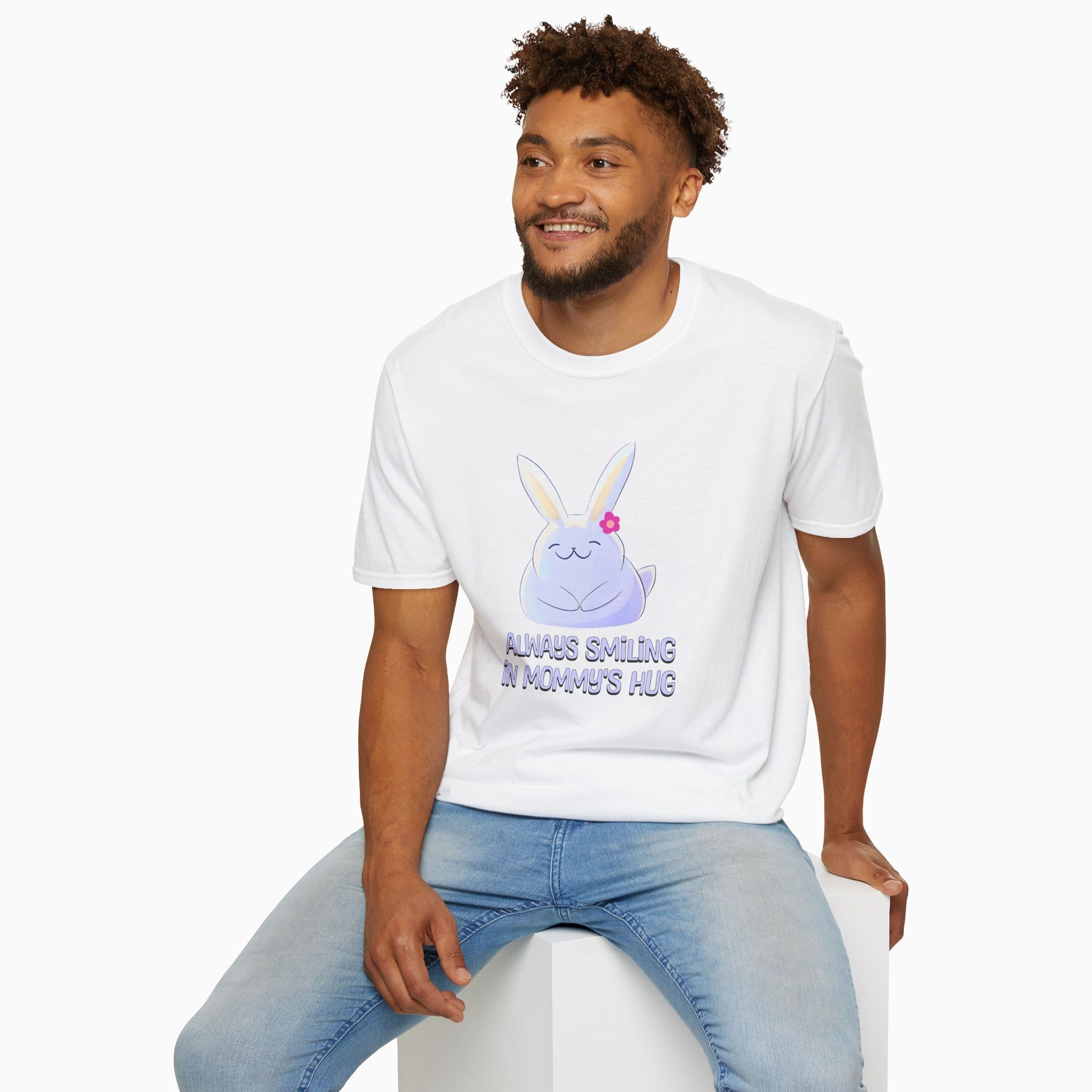 Always Smiling In Mommy's Hug Unisex T-Shirt