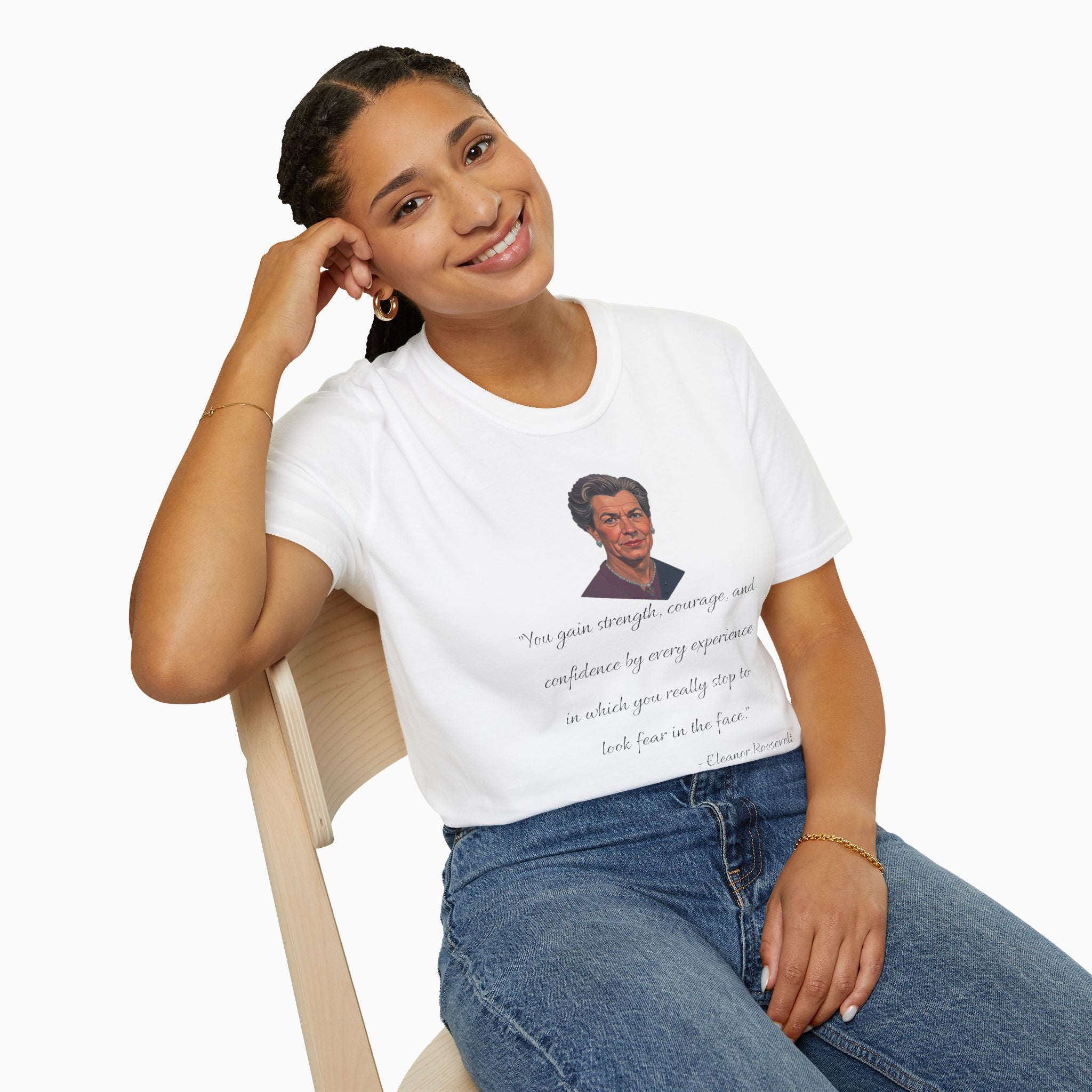 Eleanor Roosevelt Motivation Quote Unisex T-Shirt