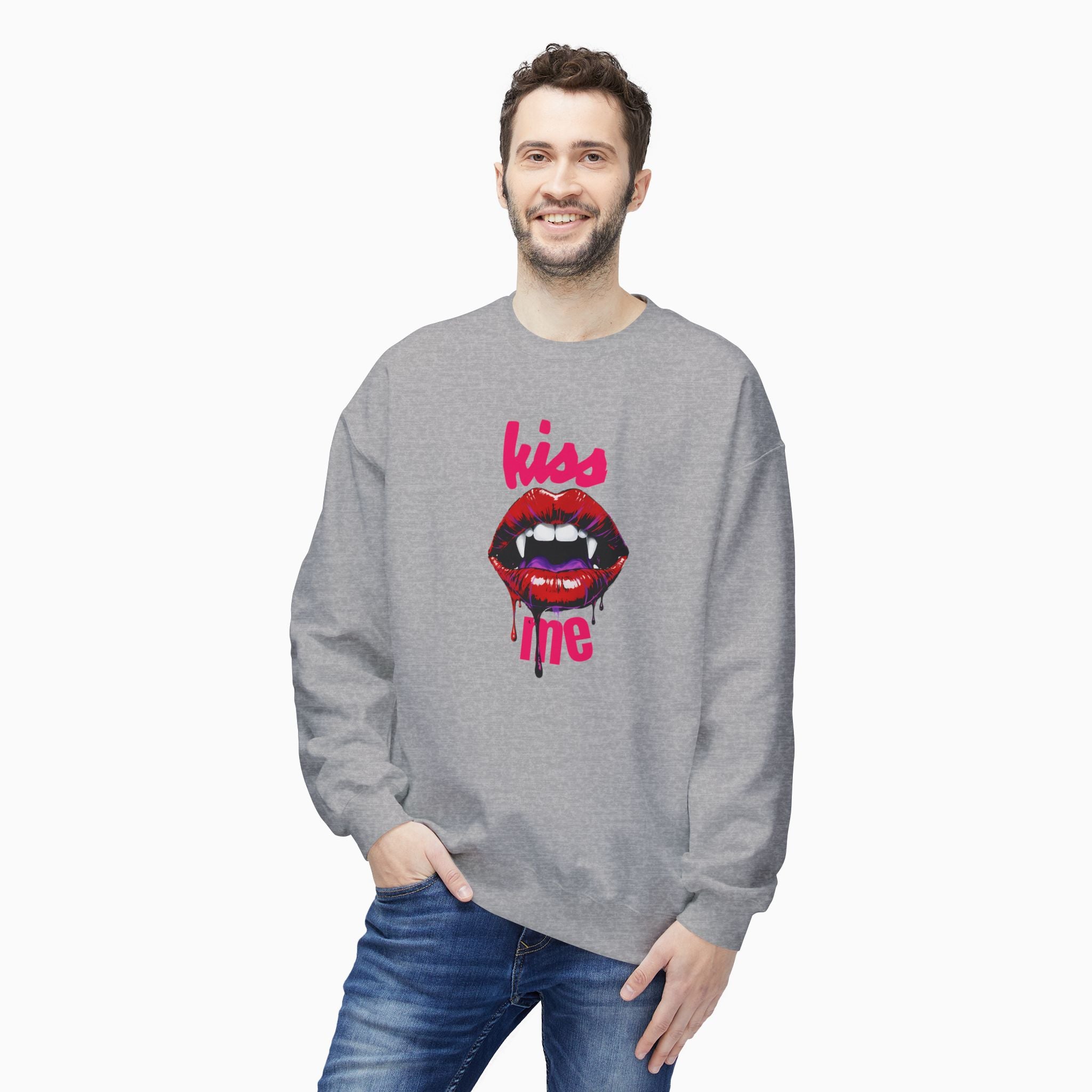 Kiss Me Vampire Unisex Sweatshirt