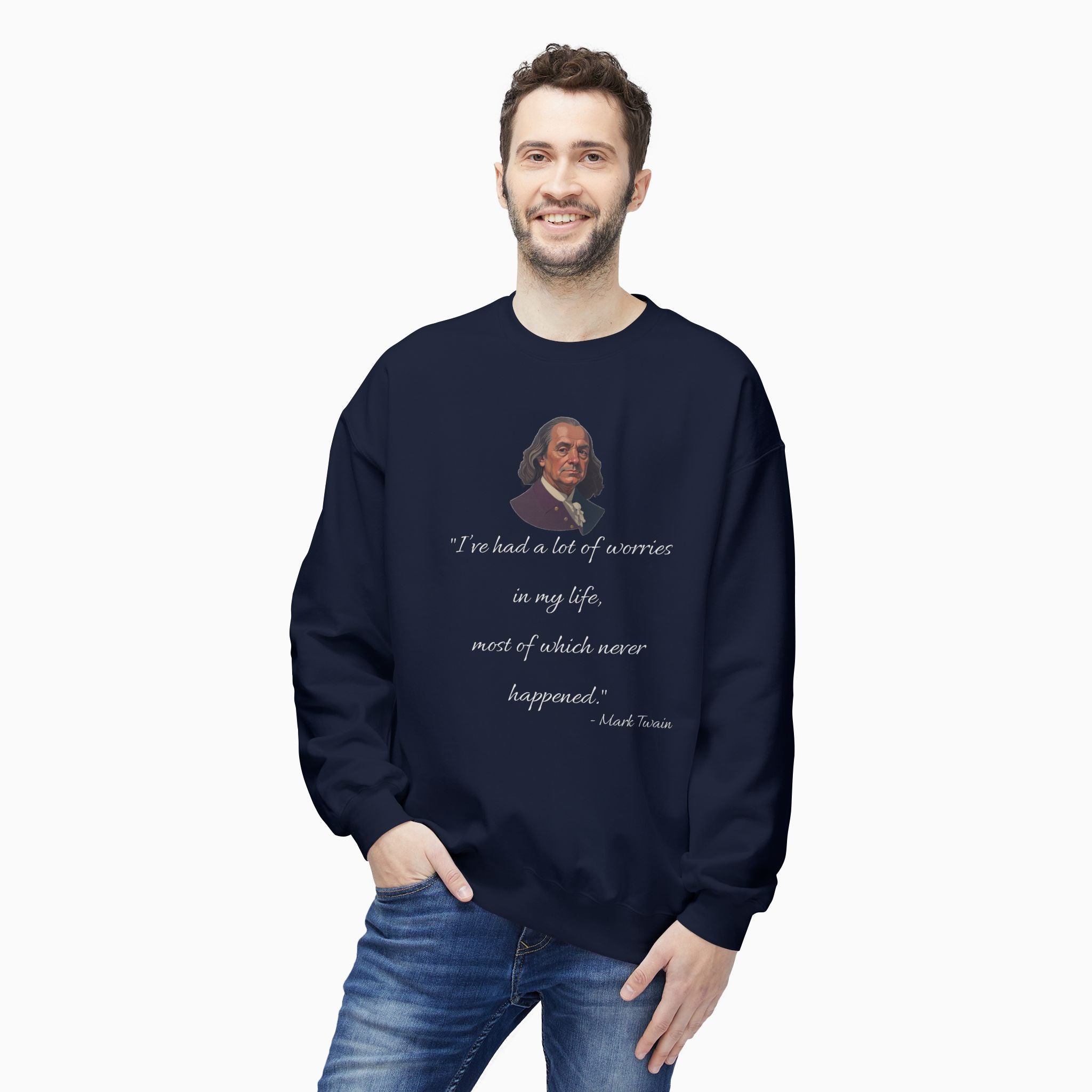 Mark Twain Life Advice Unisex Sweatshirt