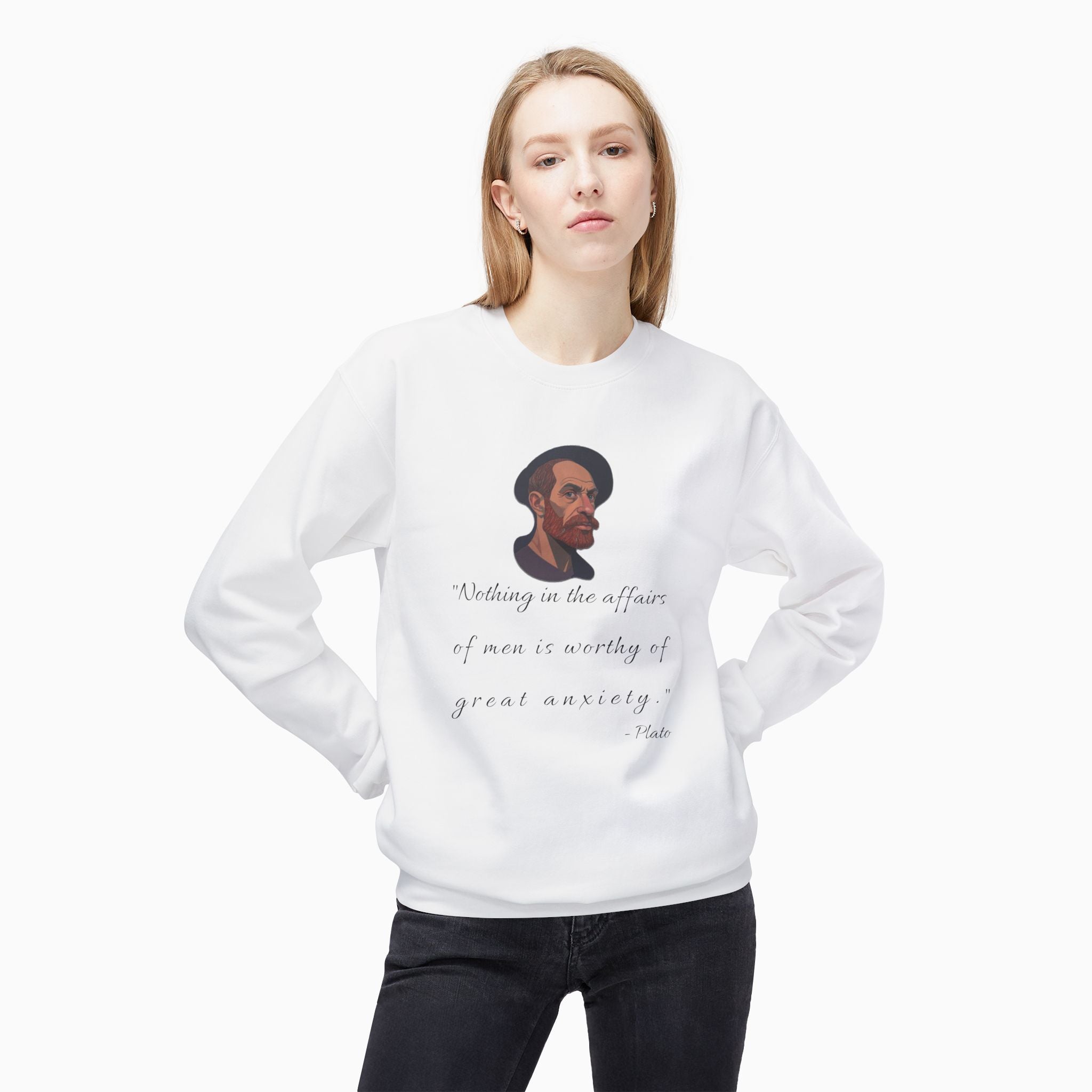 Plato LIfe Advice Unisex Sweatshirt