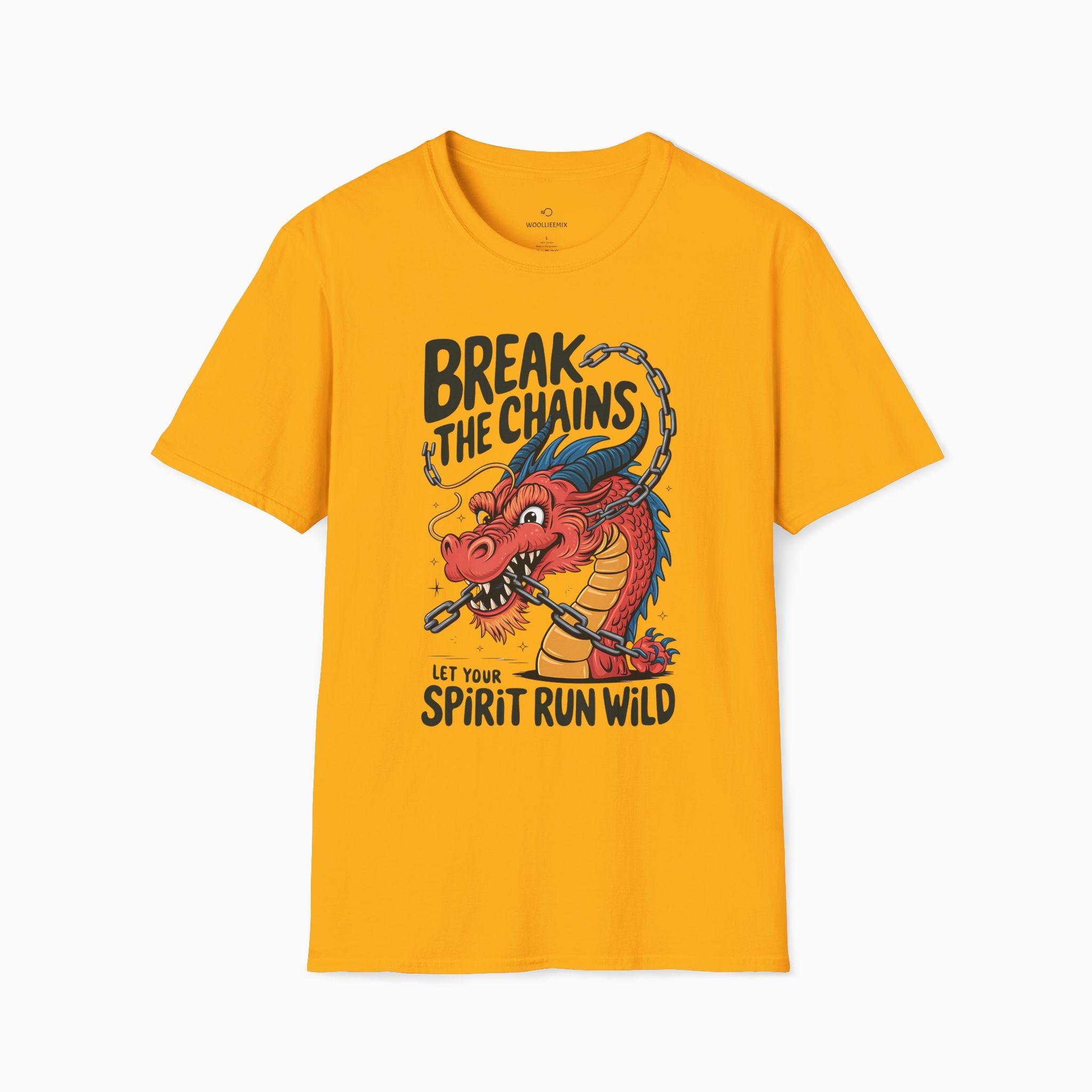 China Dragon Break the Chains Unisex T-Shirt