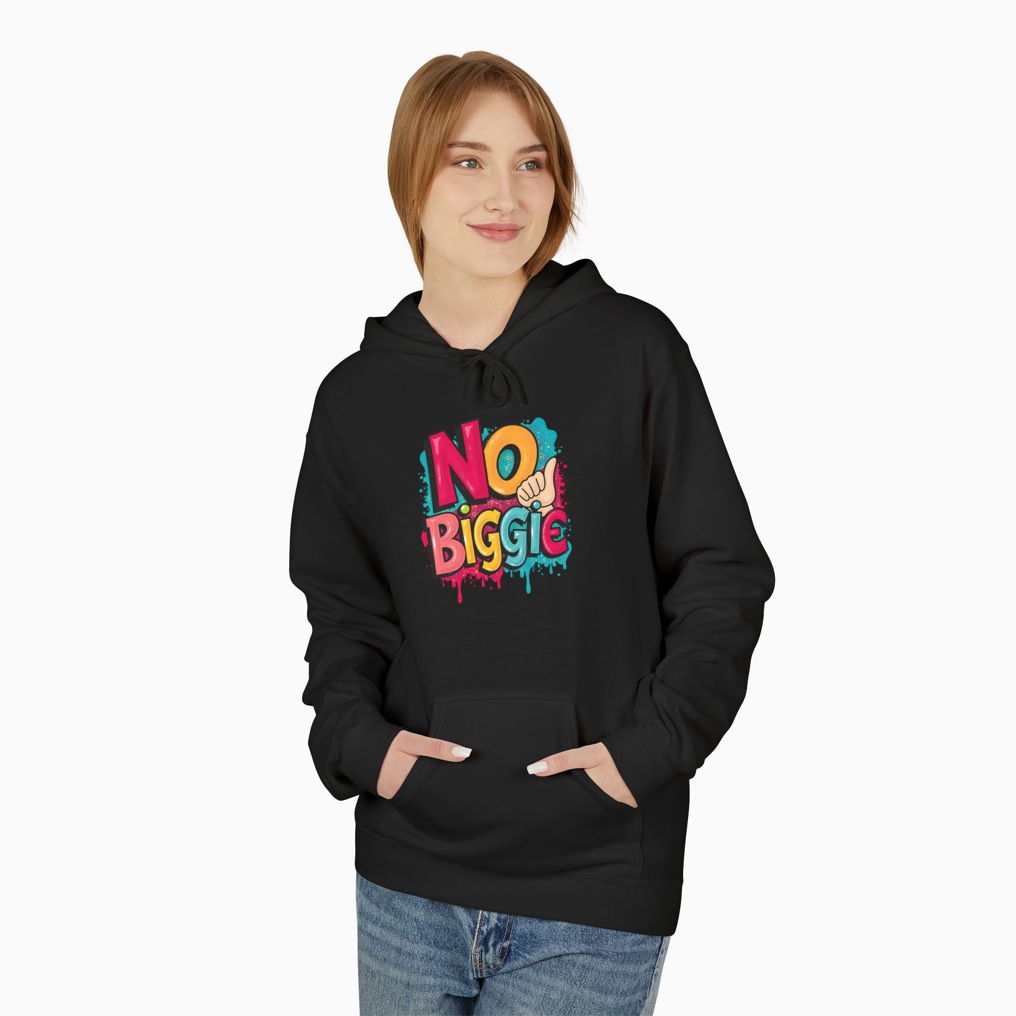 Thumbs Up & No Biggie Unisex Hoodie