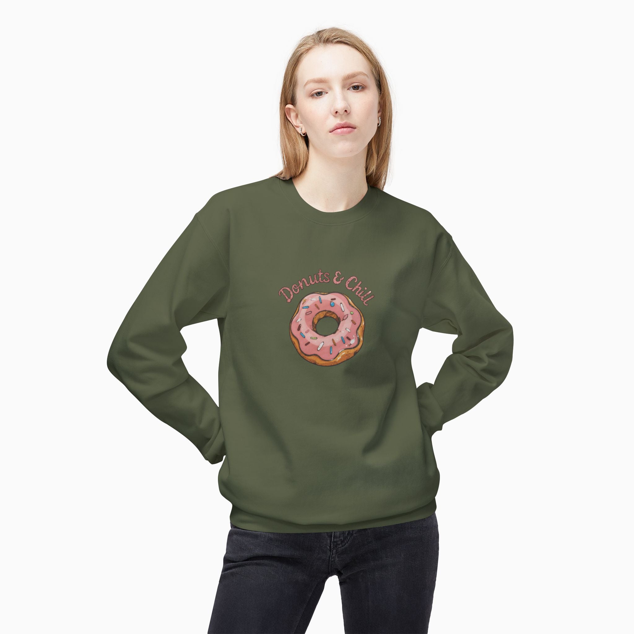 Donuts & Chill Unisex Sweatshirt