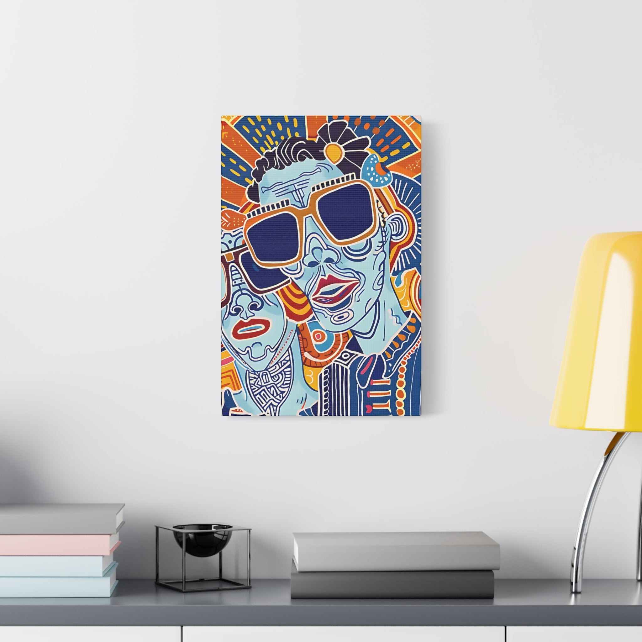 Dynamic Duo Vibes Canvas Print