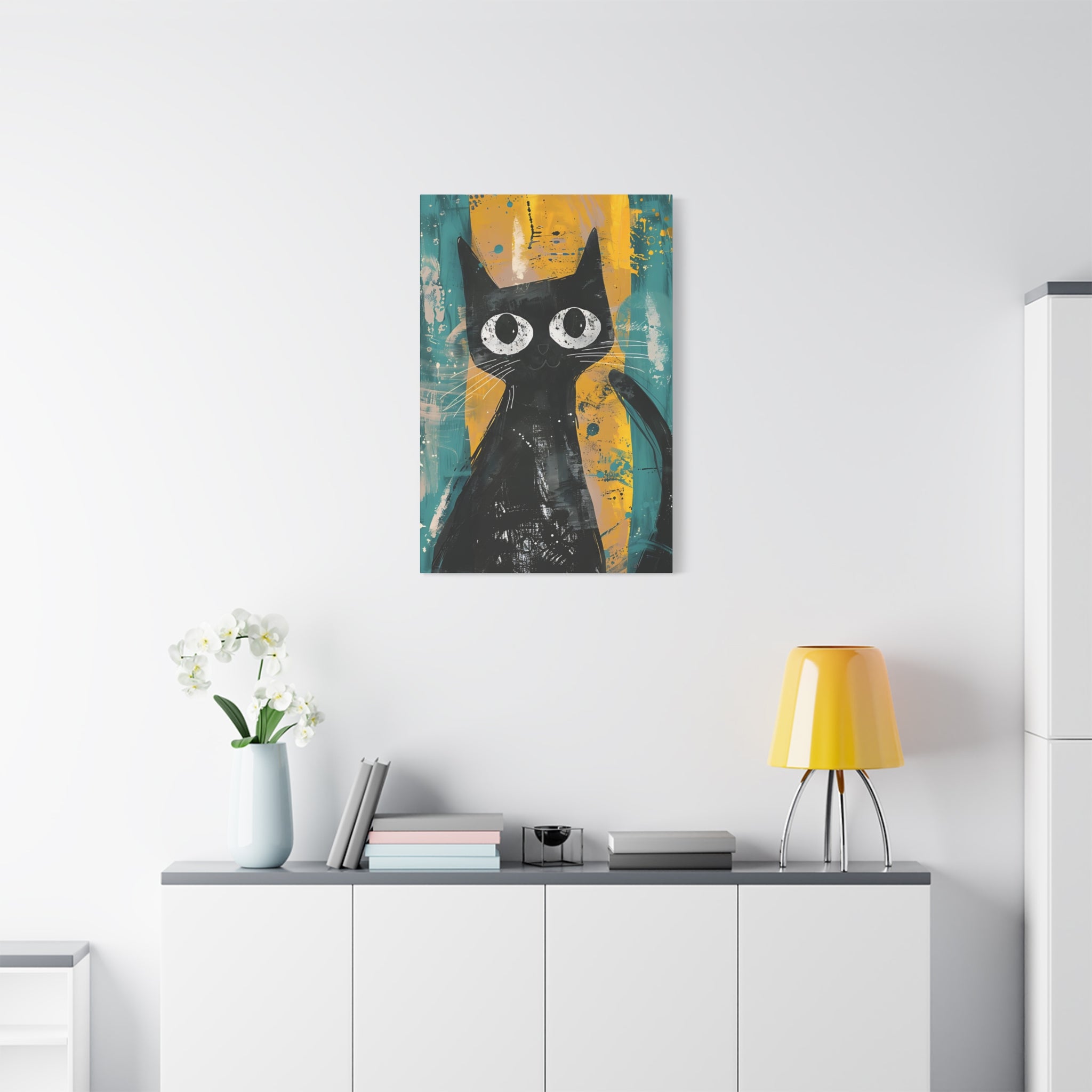 Black Cat Canvas Print