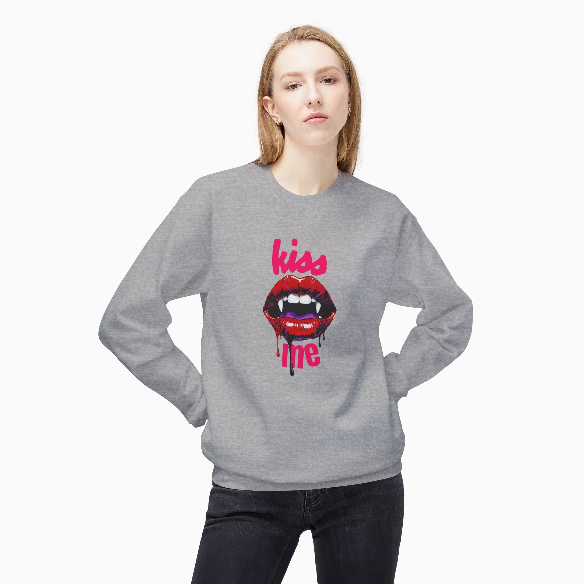 Kiss Me Vampire Unisex Sweatshirt