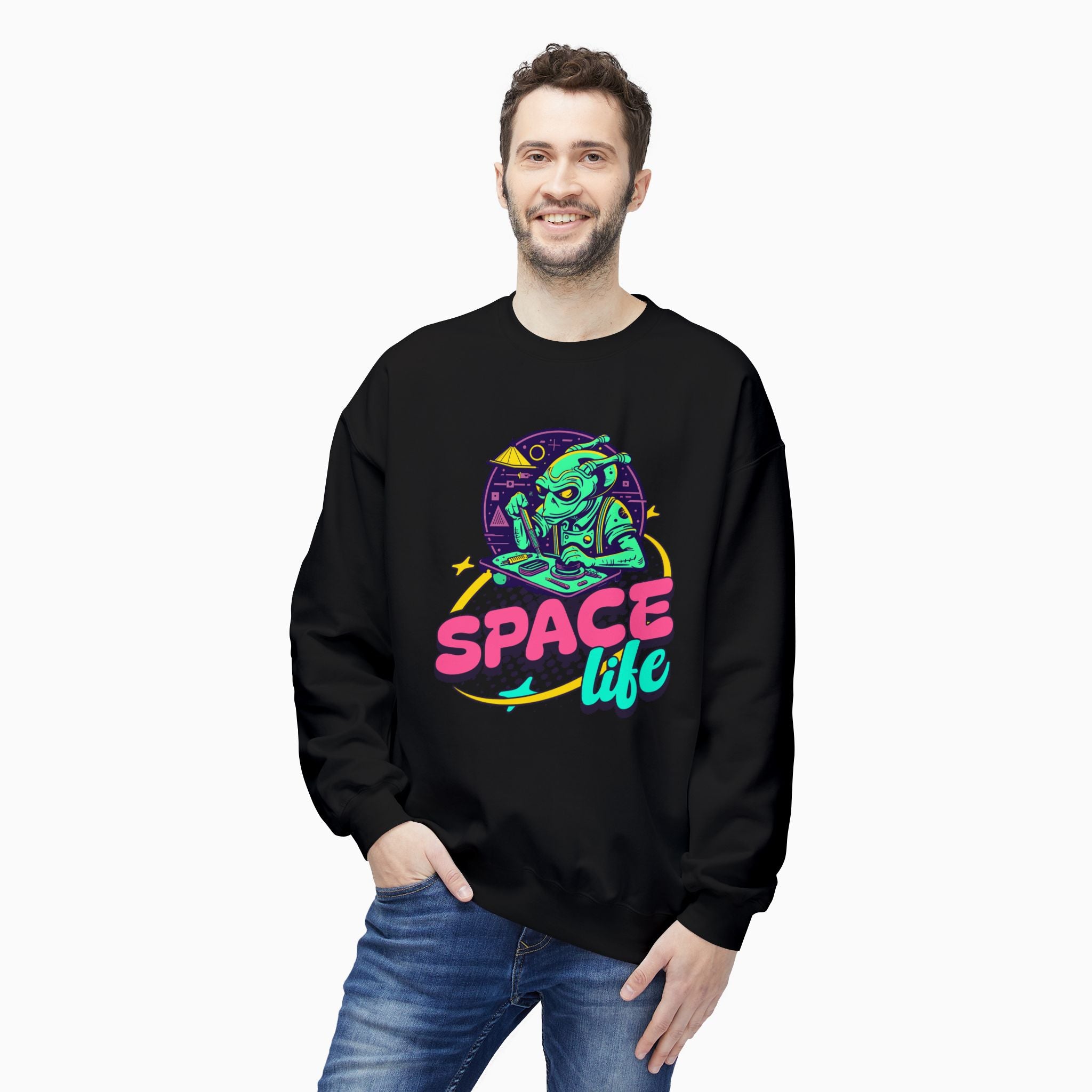 Alien Space Life Unisex Sweatshirt