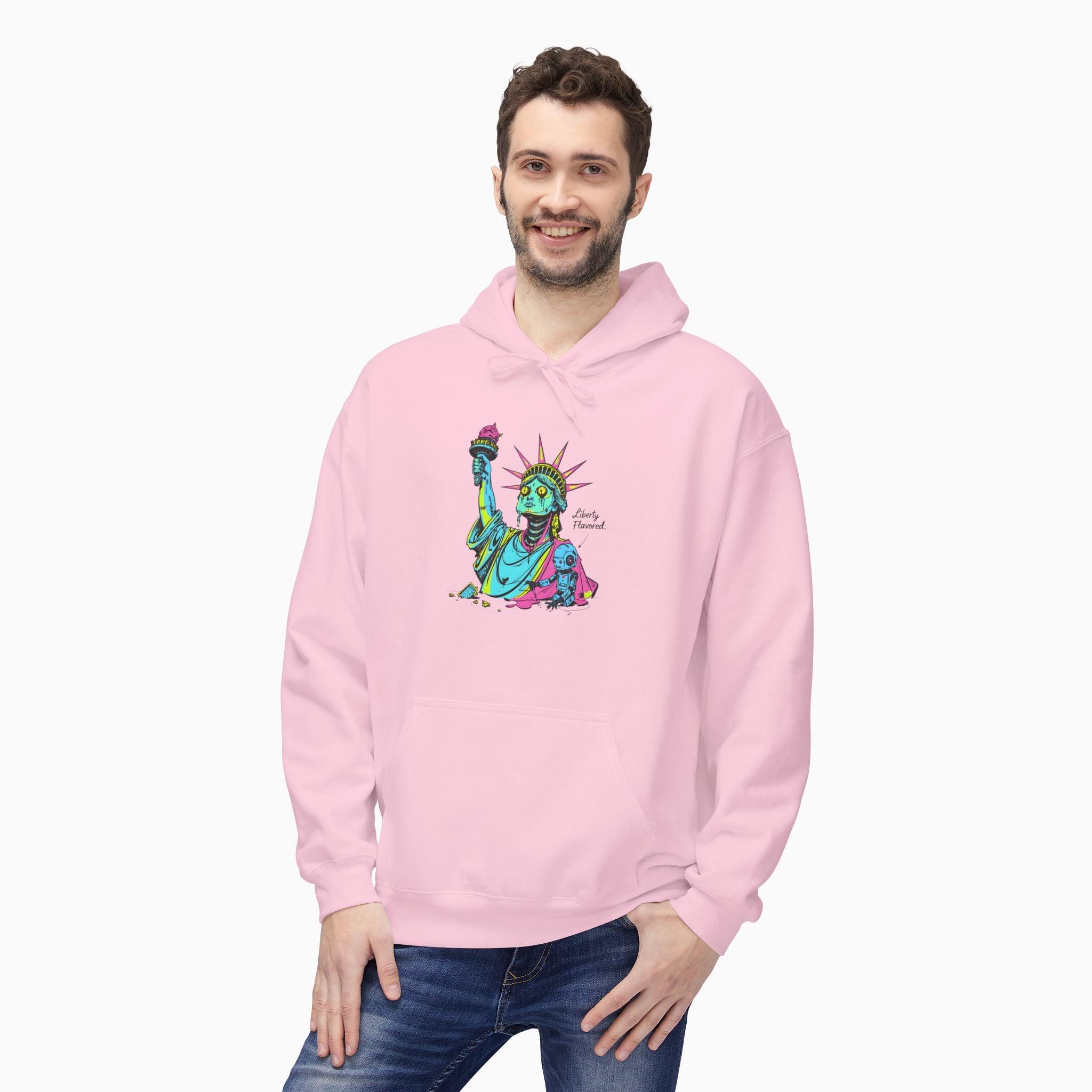 Statute of Liberty Dark Humor Unisex Hoodie