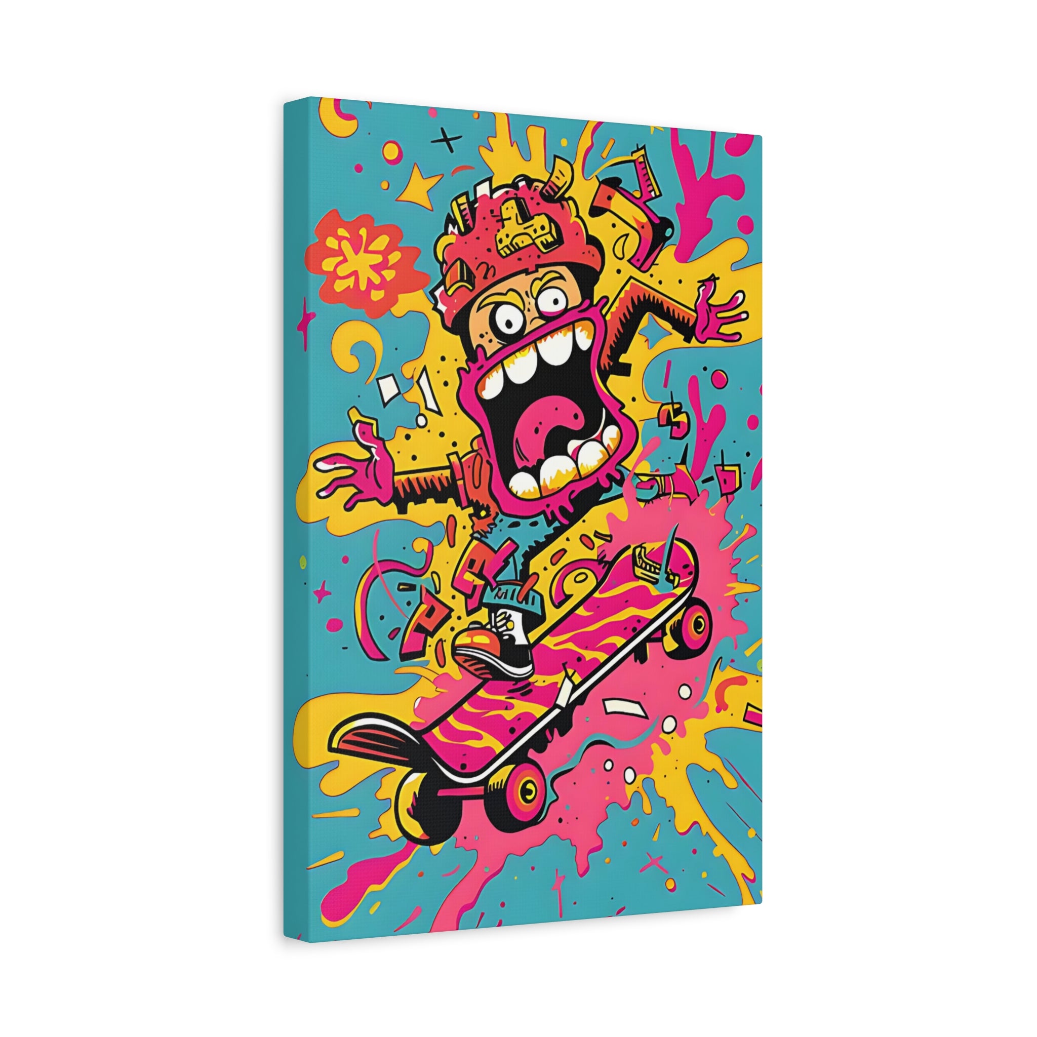 Skateboarder Canvas Print