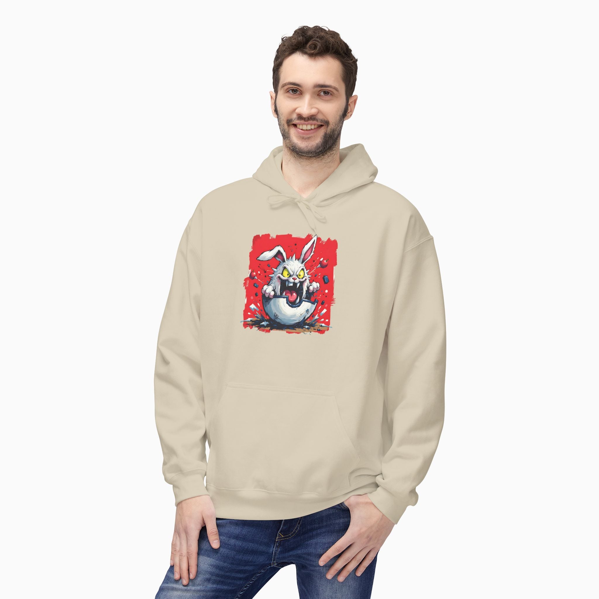 Crazy Rabbit Poké Ball Unisex Hoodie