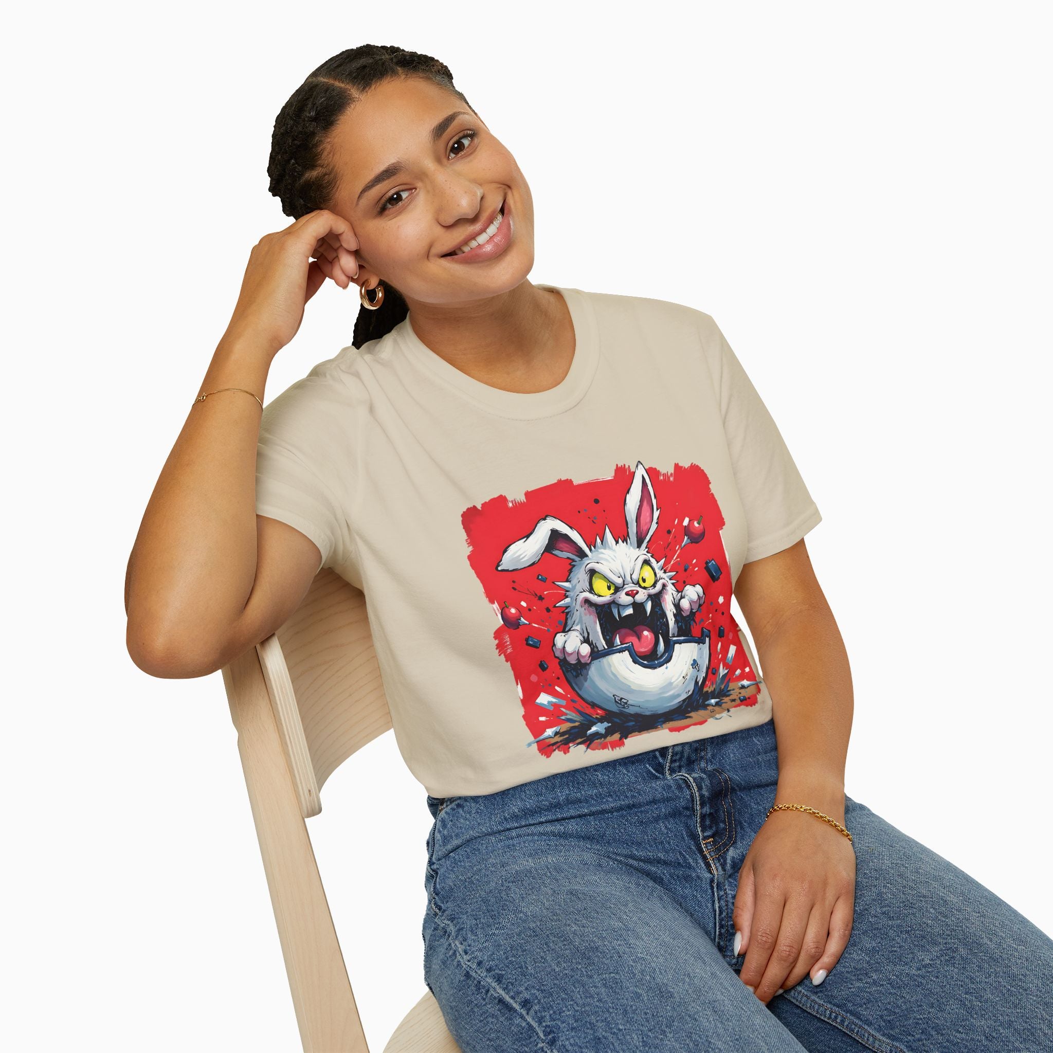 Crazy Rabbit Poké Ball Unisex T-Shirt