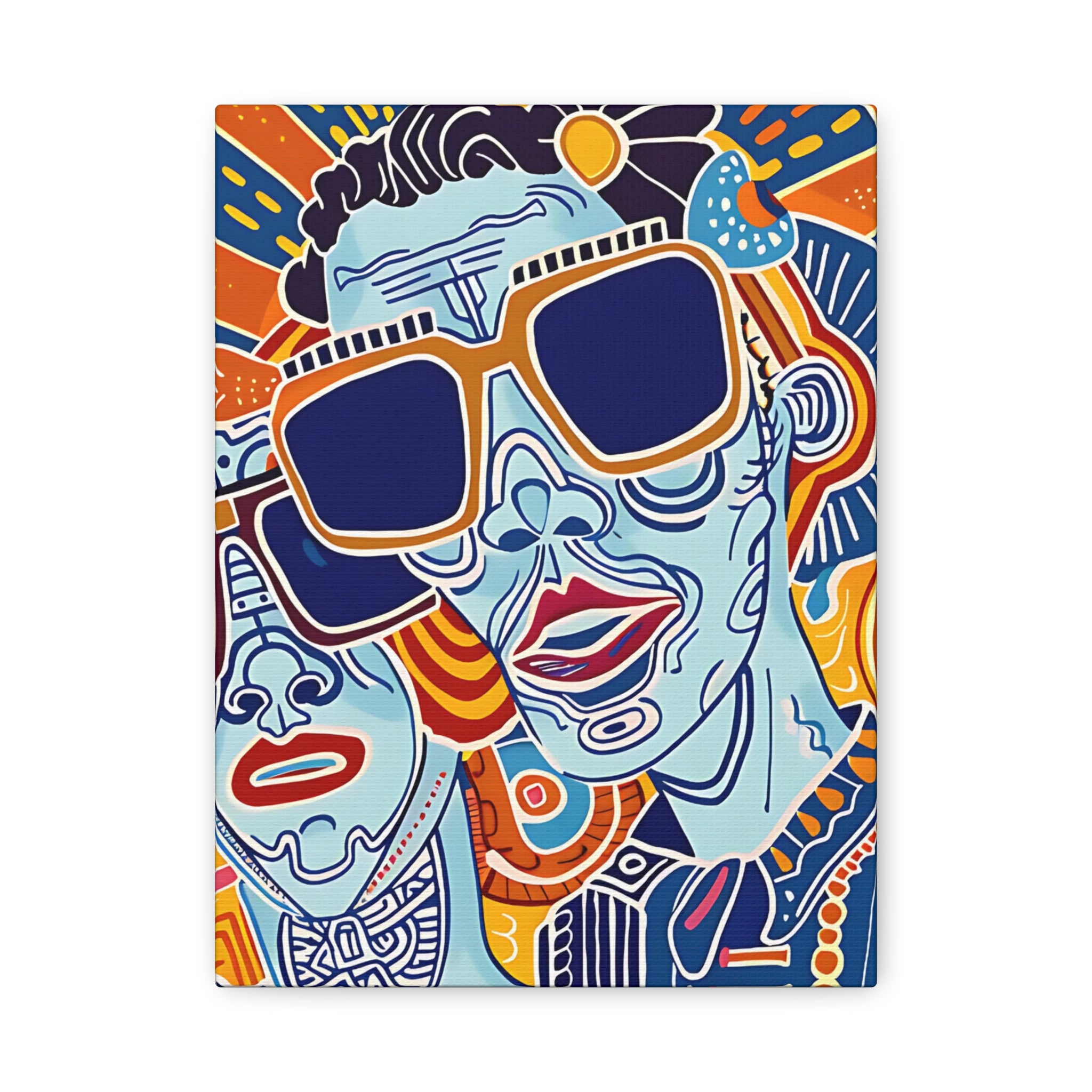 Dynamic Duo Vibes Canvas Print